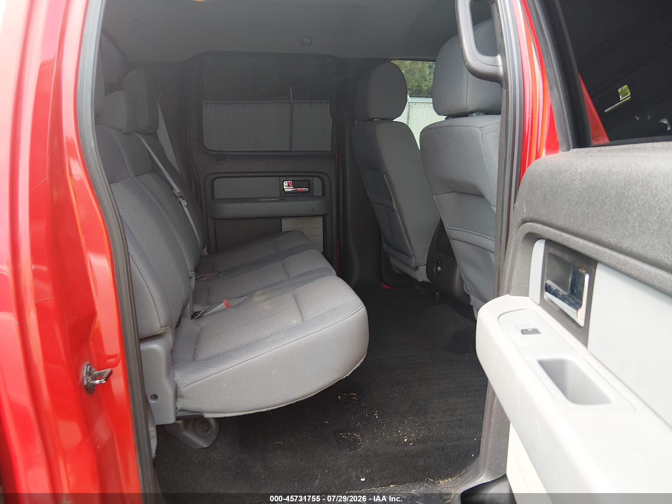 2013 Ford F-150 Xlt Red vin: 1FTFW1EF8DKF02244