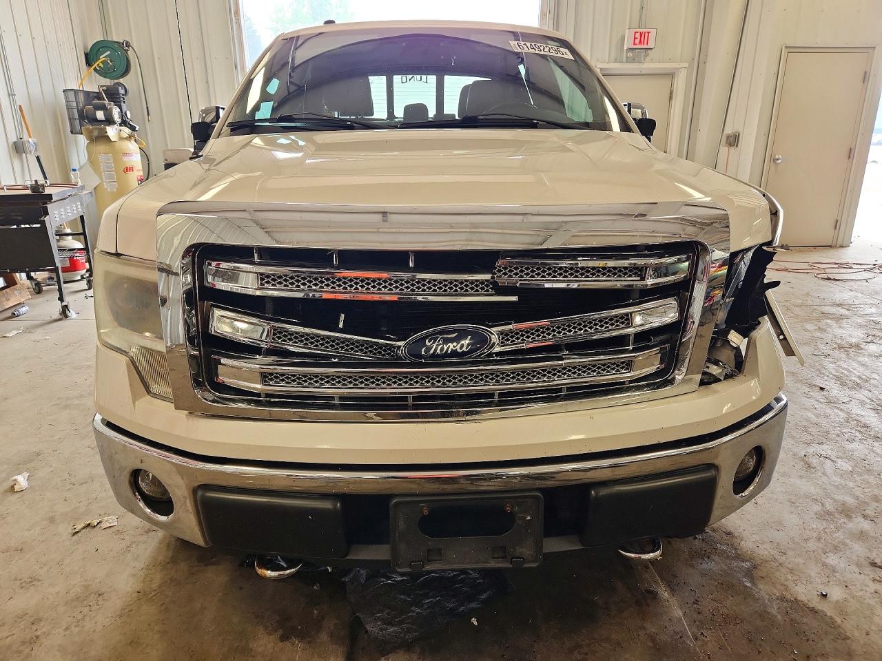 2013 Ford F150 Supercrew White vin: 1FTFW1EF8DKF64193