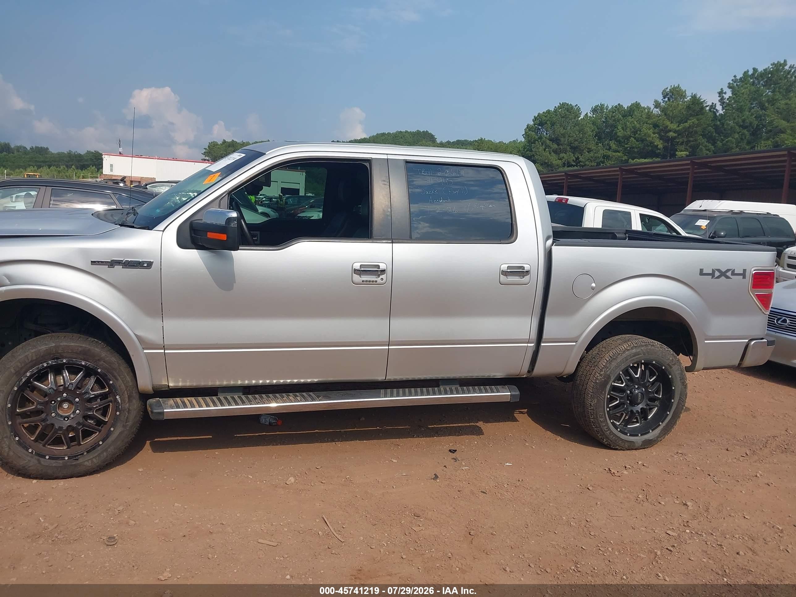 2014 Ford F-150 Lariat Silver vin: 1FTFW1EF8EFA04846