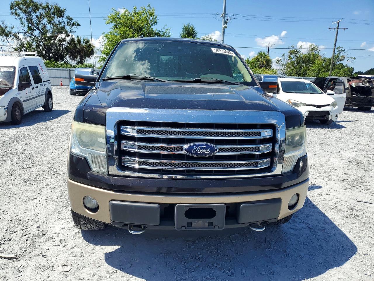2014 Ford F150 Supercrew Black vin: 1FTFW1EF8EFA05656