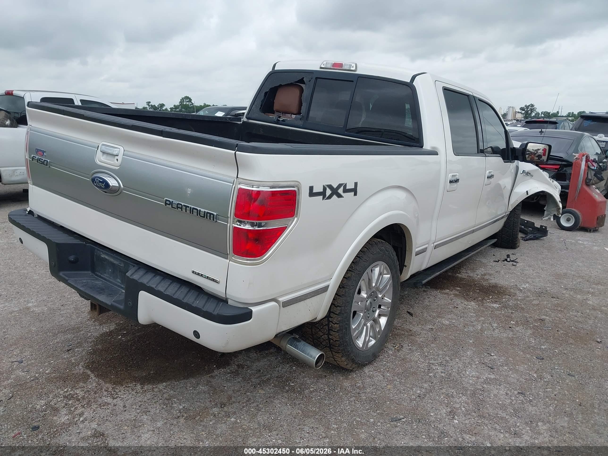 2014 Ford F-150 Platinum Белый vin: 1FTFW1EF8EFA11182