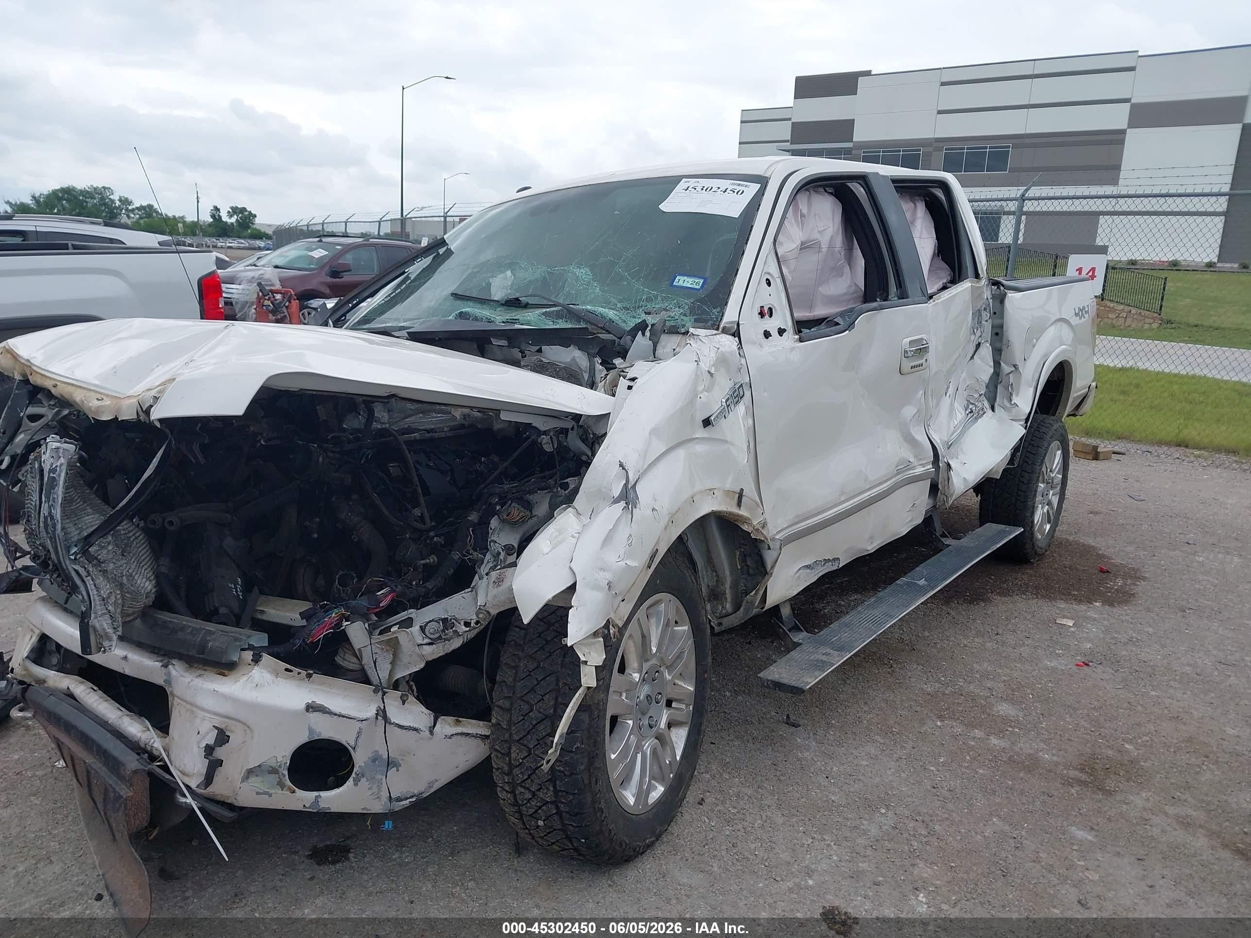 2014 Ford F-150 Platinum Белый vin: 1FTFW1EF8EFA11182