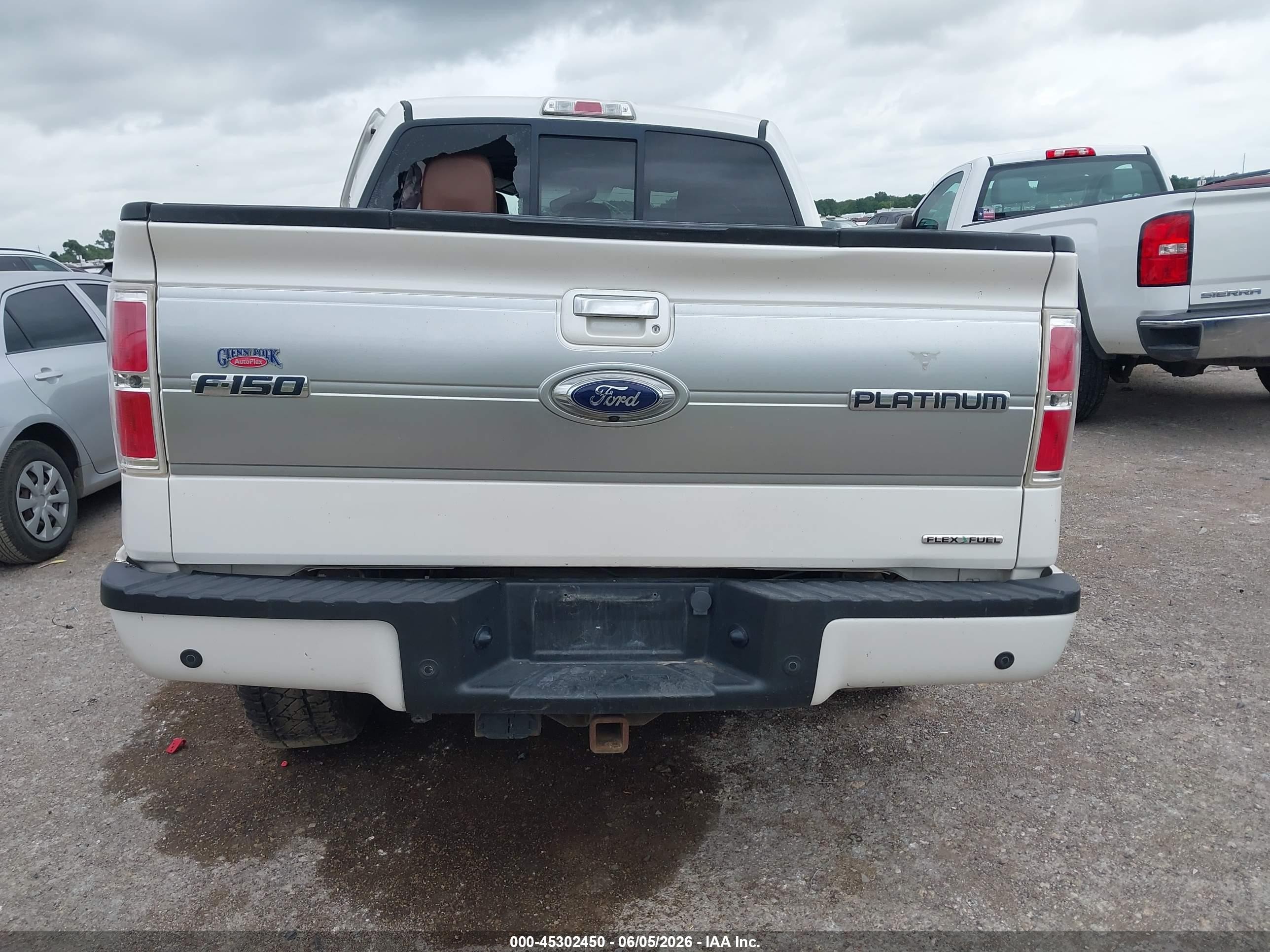 2014 Ford F-150 Platinum Белый vin: 1FTFW1EF8EFA11182