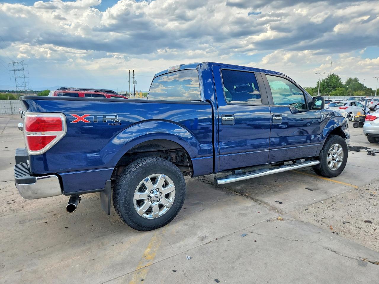 2014 Ford F150 Supercrew Blue vin: 1FTFW1EF8EFB34030