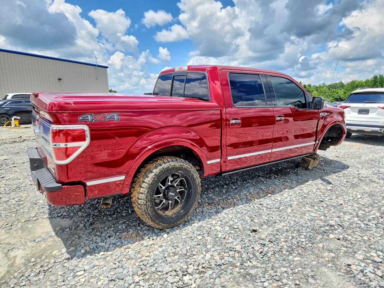 2014 Ford F150 Supercrew Red vin: 1FTFW1EF8EFB39406