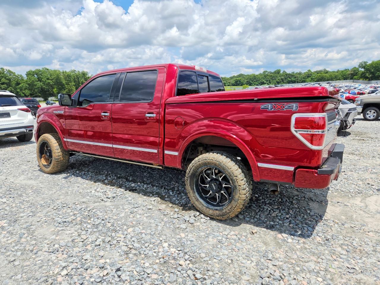 2014 Ford F150 Supercrew Red vin: 1FTFW1EF8EFB39406