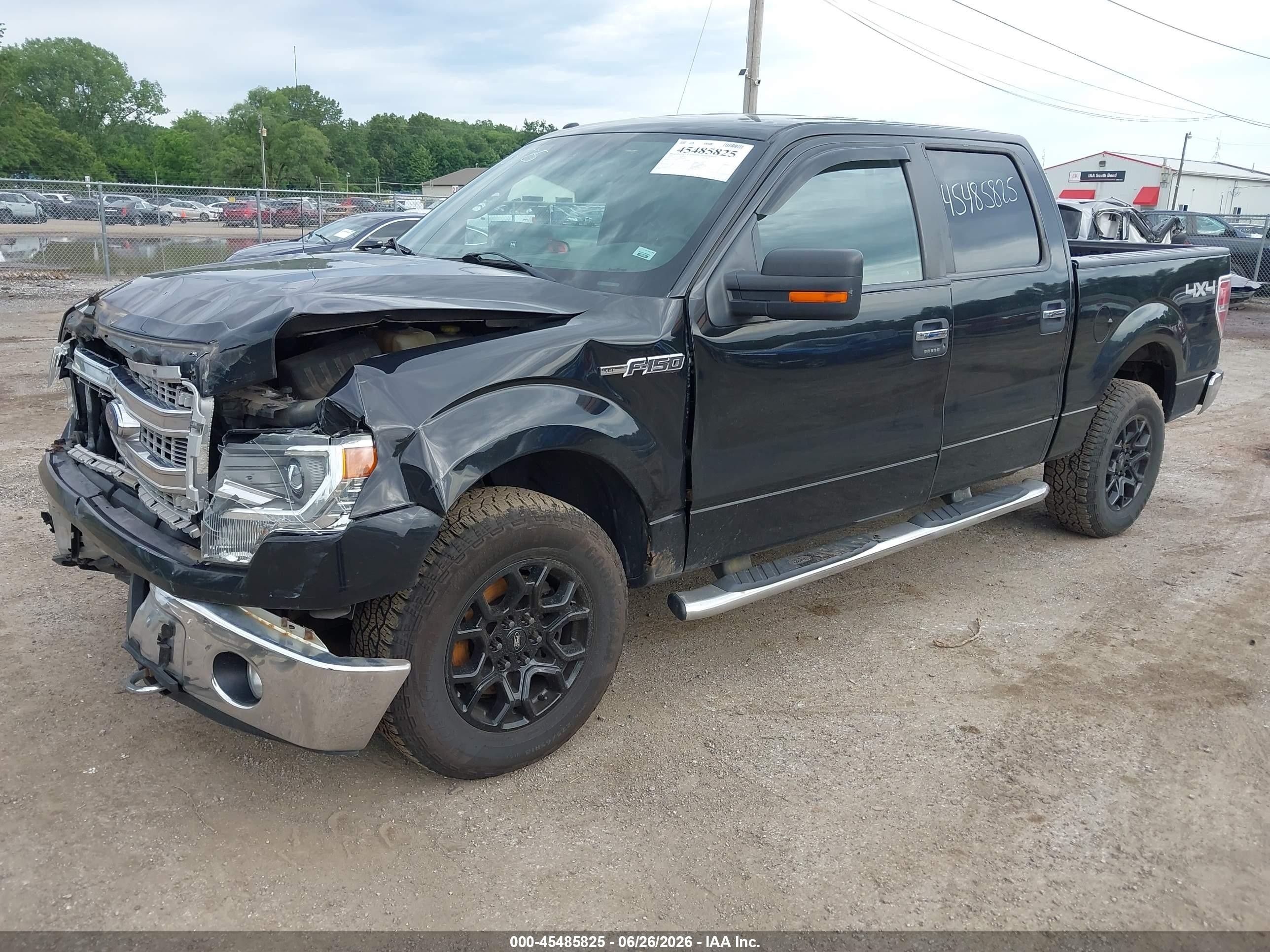 2014 Ford F-150 Xlt Black vin: 1FTFW1EF8EFB75953