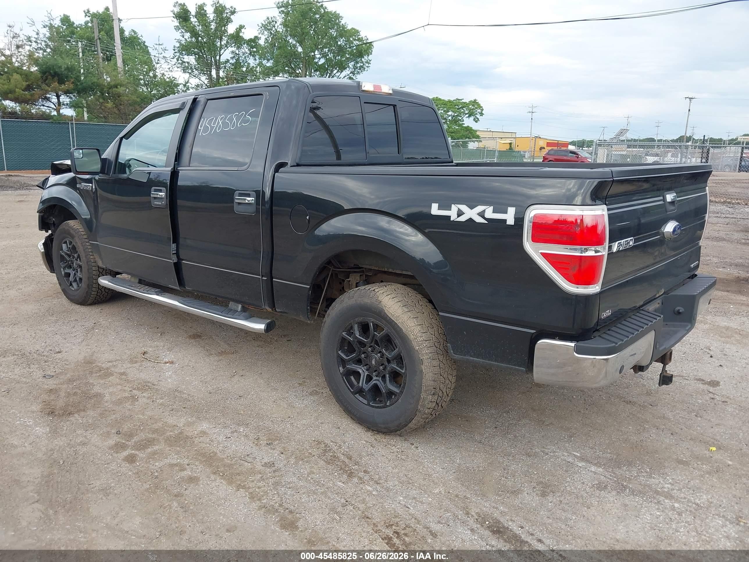 2014 Ford F-150 Xlt Black vin: 1FTFW1EF8EFB75953