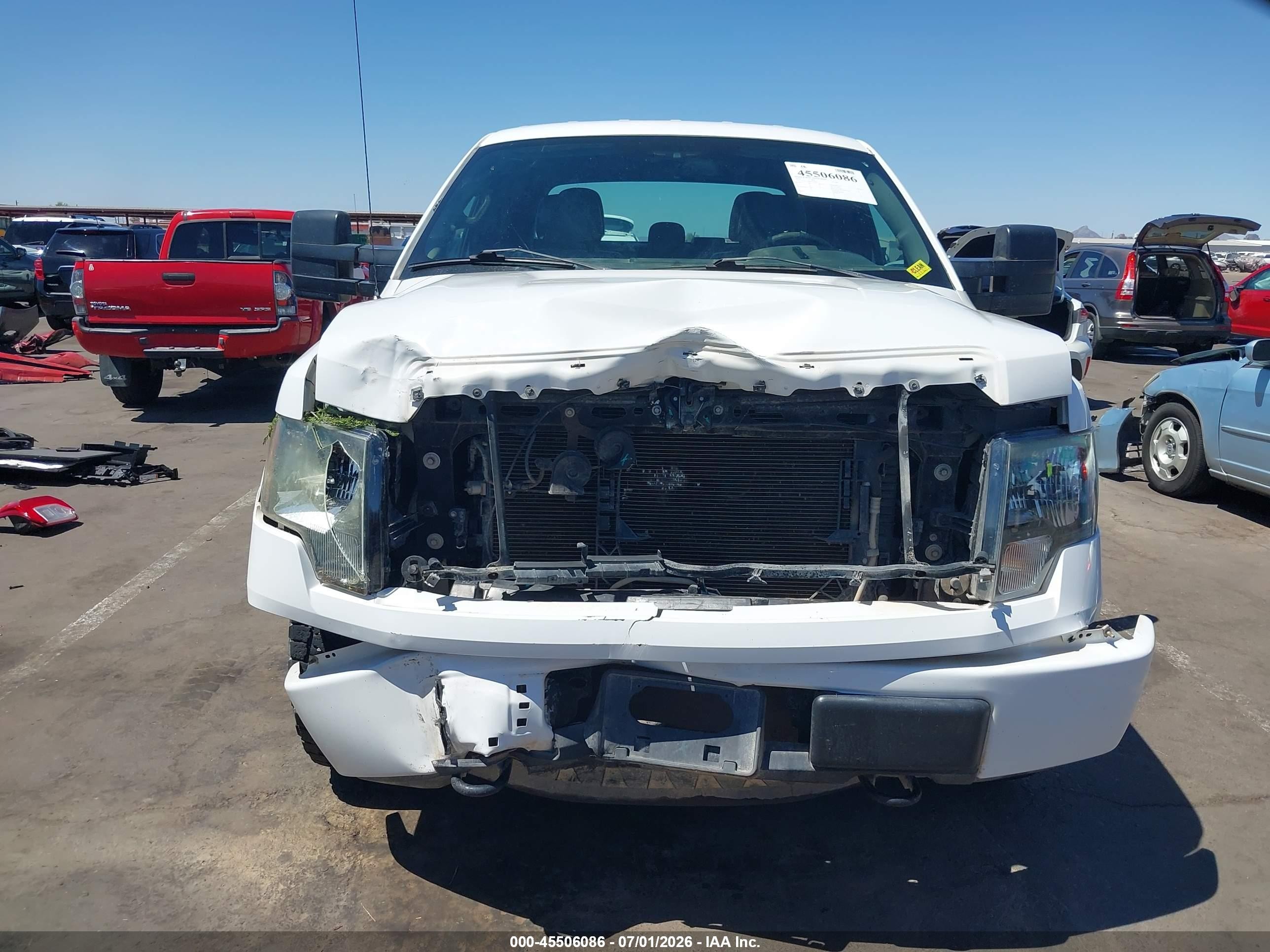 2014 Ford F-150 Fx4/king Ranch/lariat/platinum/stx/xl/xlt White vin: 1FTFW1EF8EFC09907