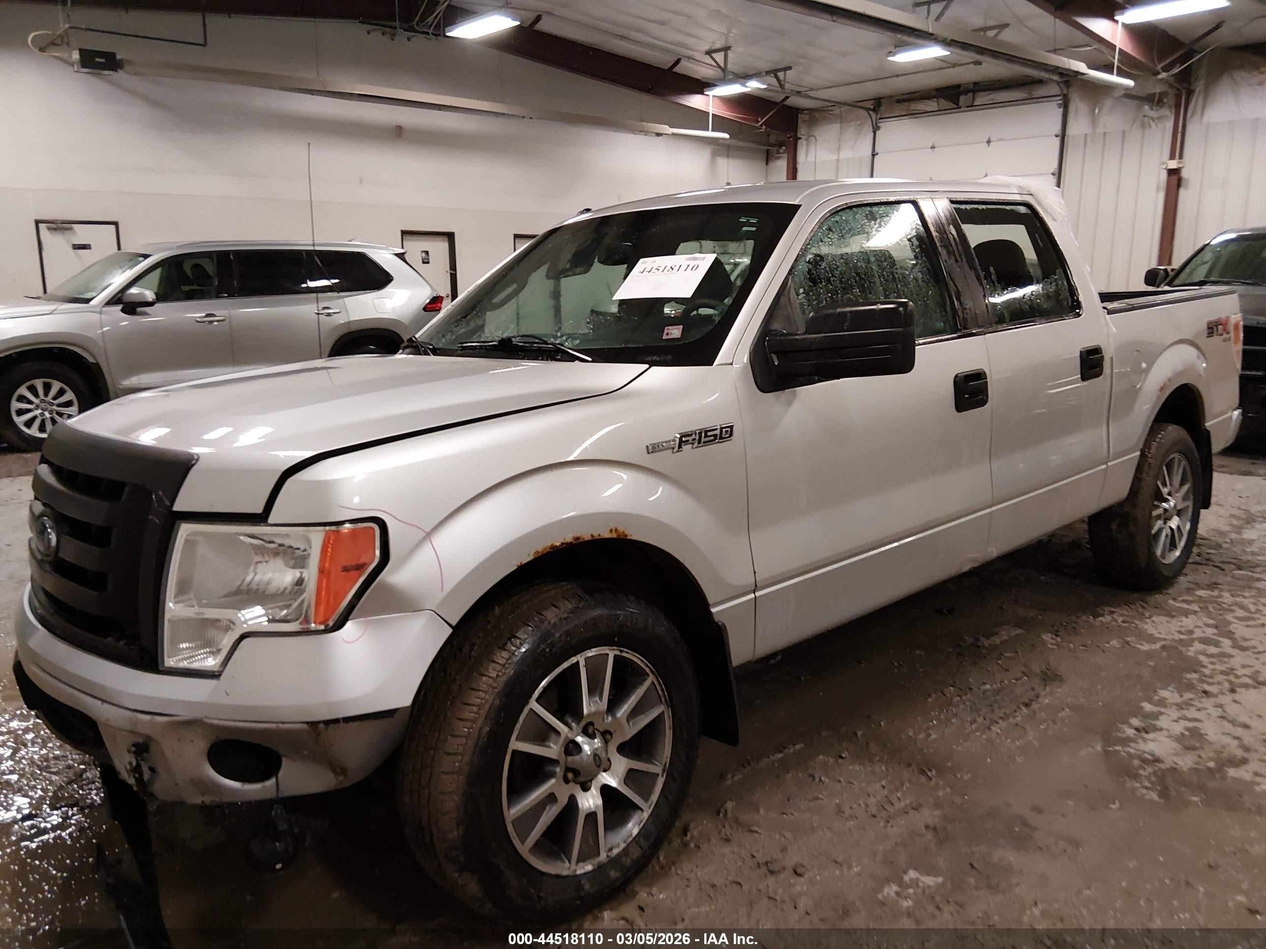 2014 Ford F-150 Stx Silver vin: 1FTFW1EF8EFC14833