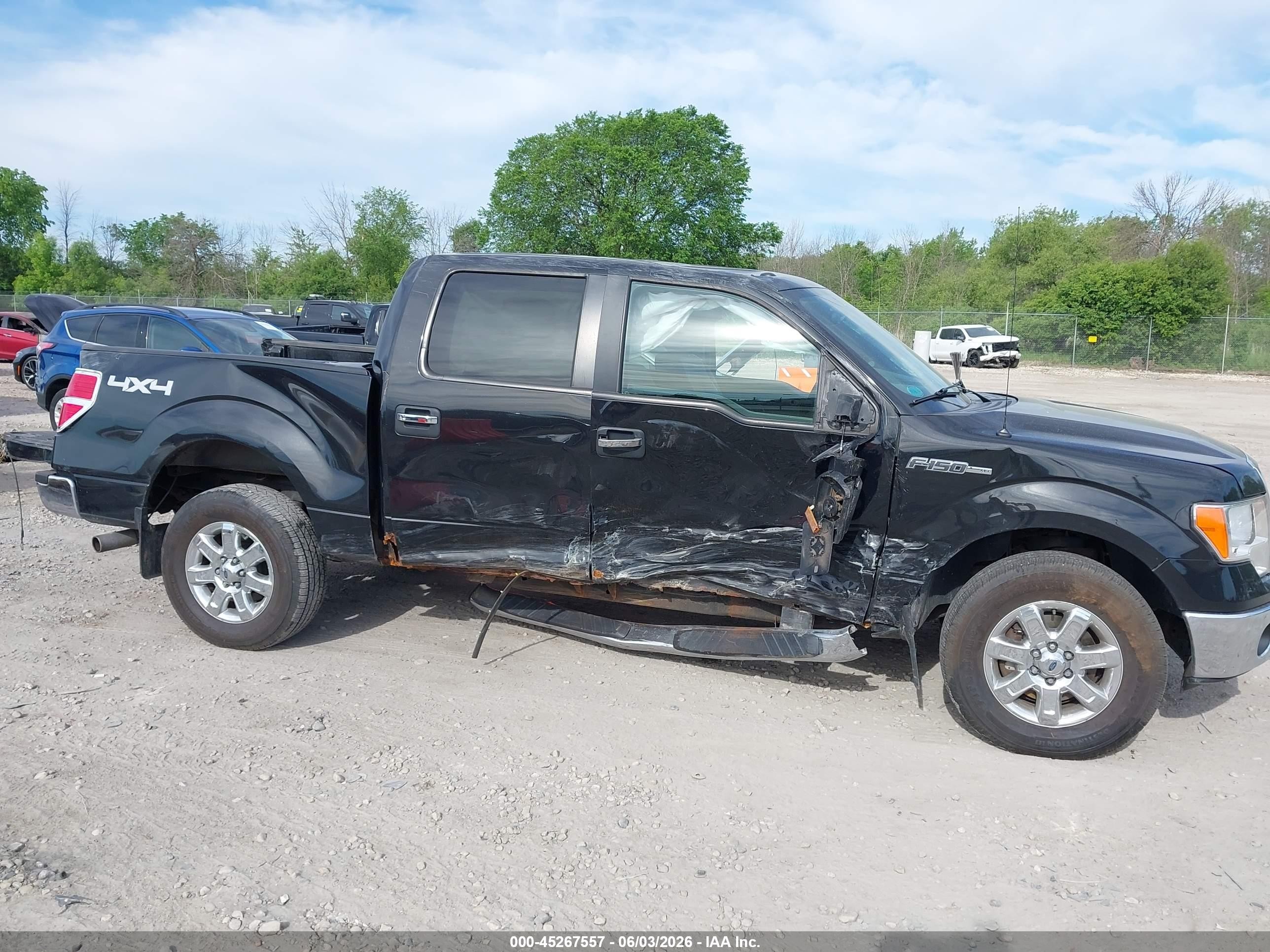 2014 Ford F-150 Xlt Black vin: 1FTFW1EF8EFC40784