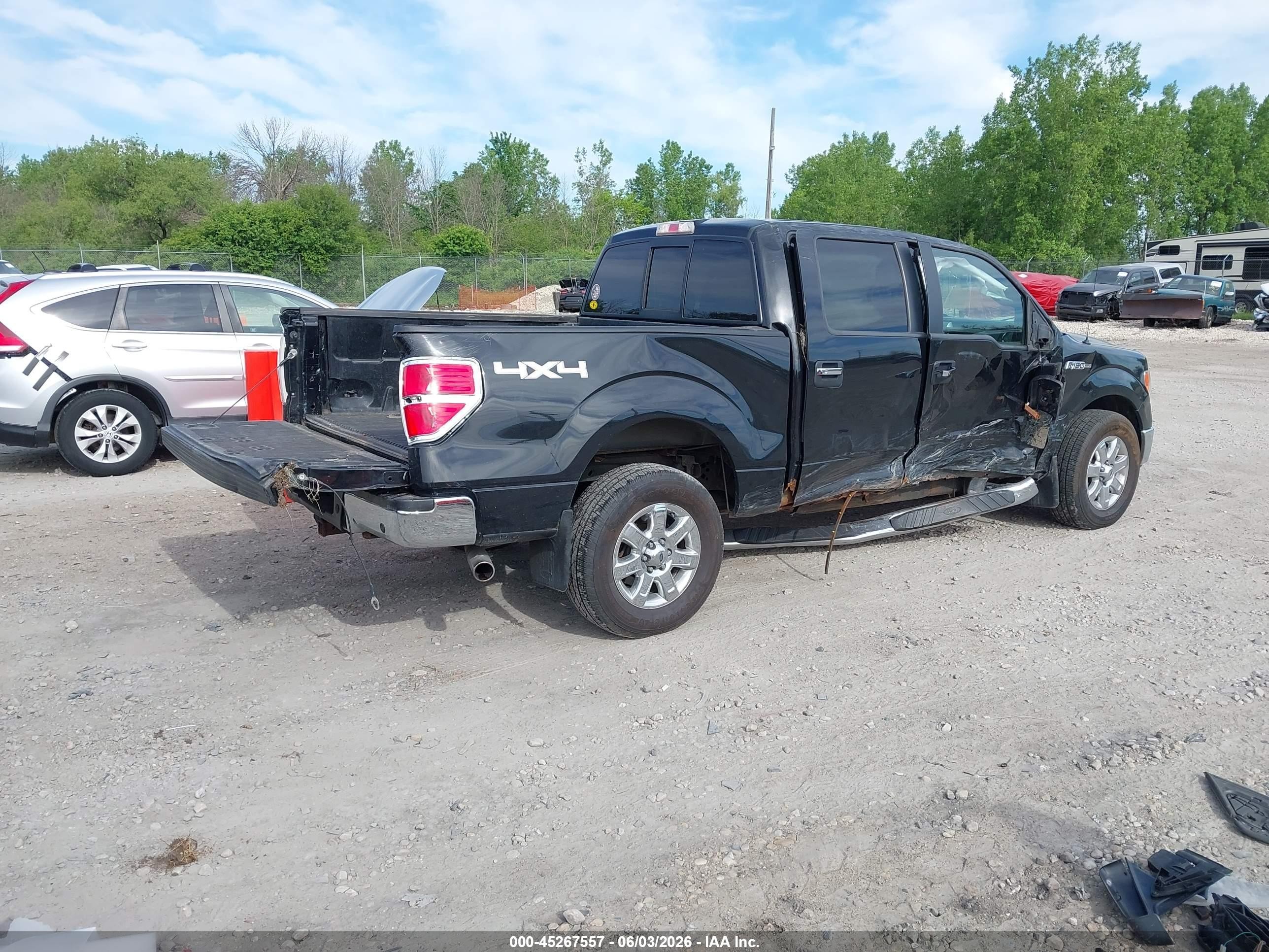 2014 Ford F-150 Xlt Black vin: 1FTFW1EF8EFC40784