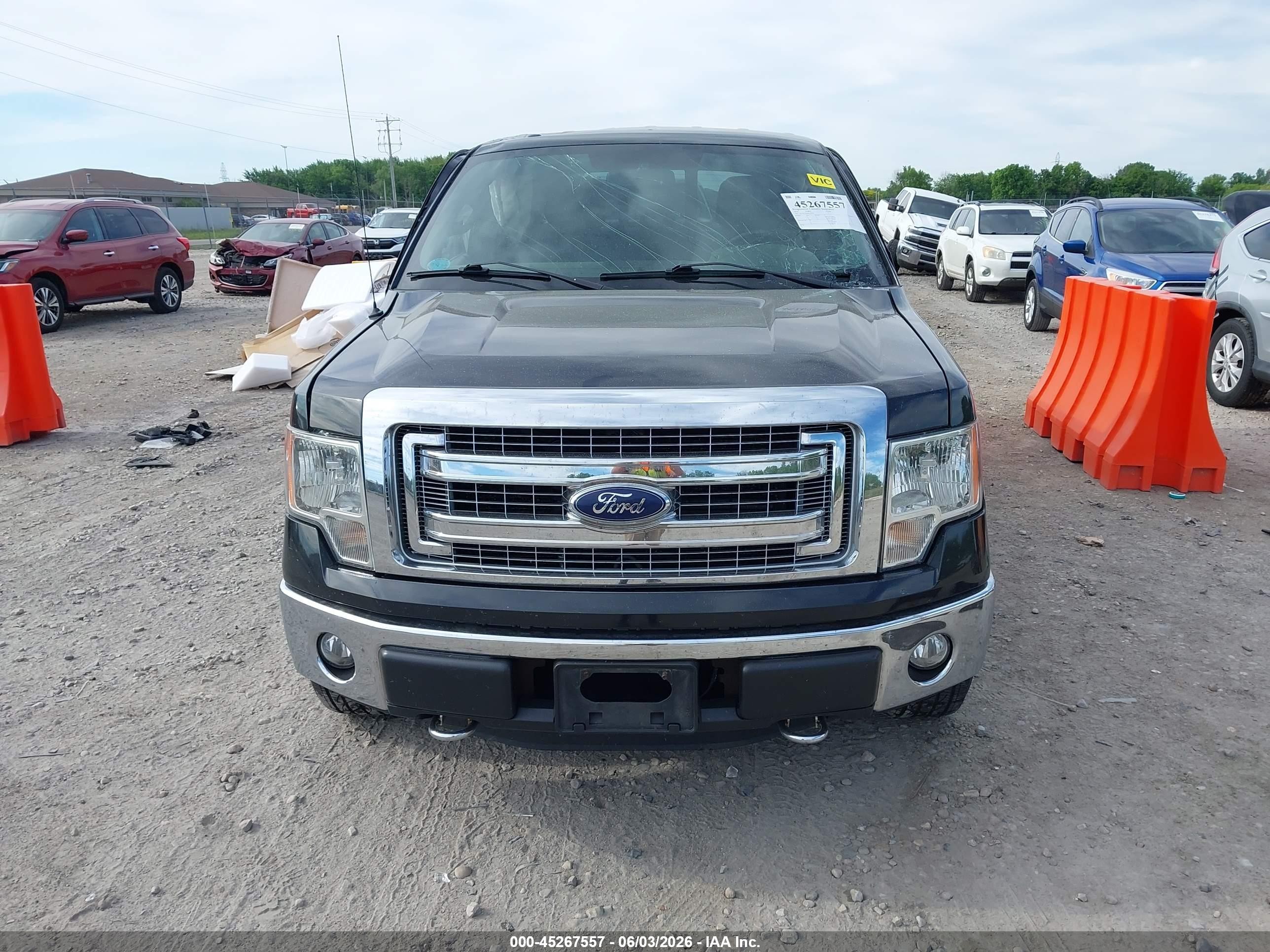 2014 Ford F-150 Xlt Black vin: 1FTFW1EF8EFC40784