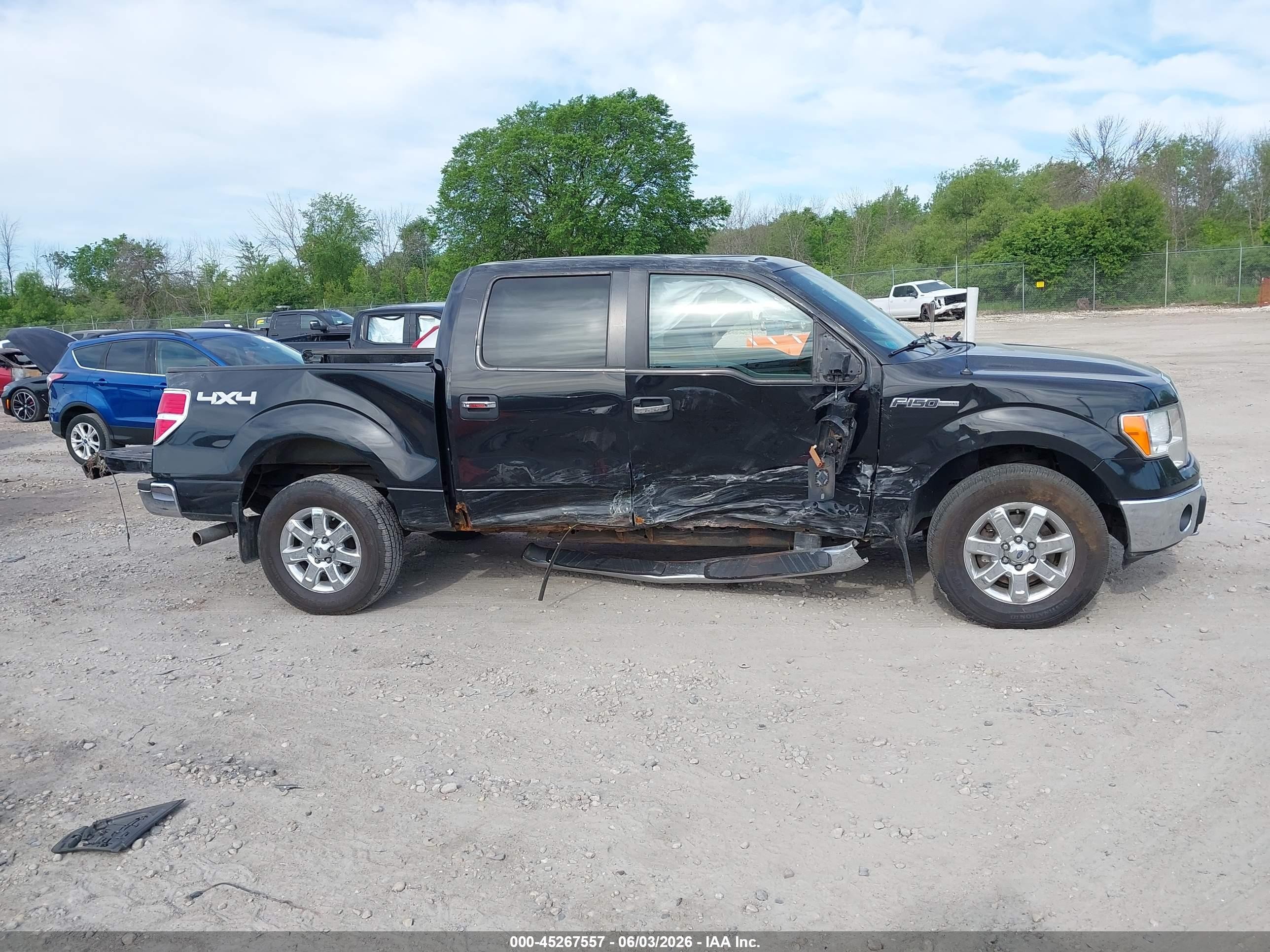 2014 Ford F-150 Xlt Black vin: 1FTFW1EF8EFC40784