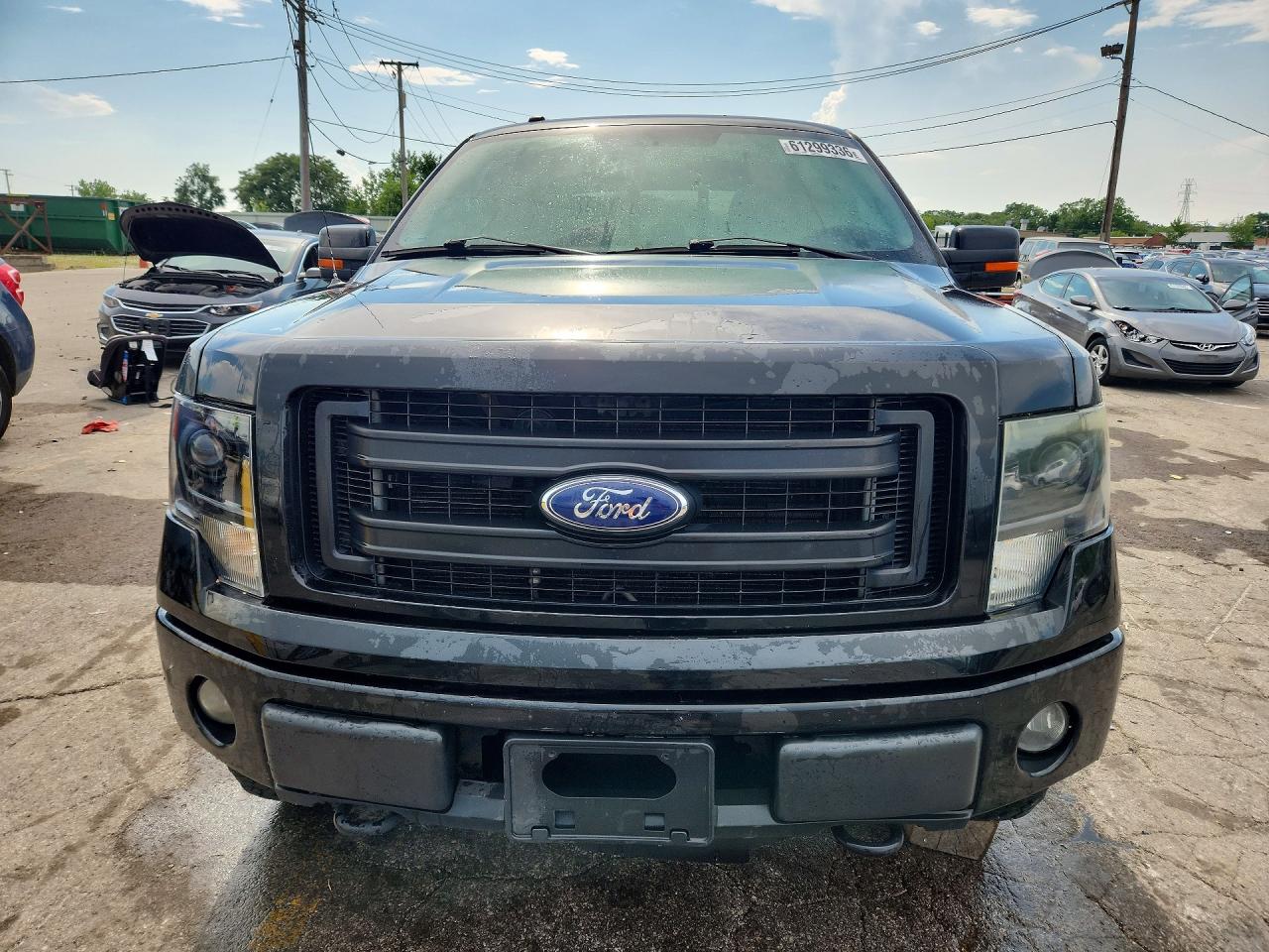 2014 Ford F150 Supercrew Черный vin: 1FTFW1EF8EKD50001