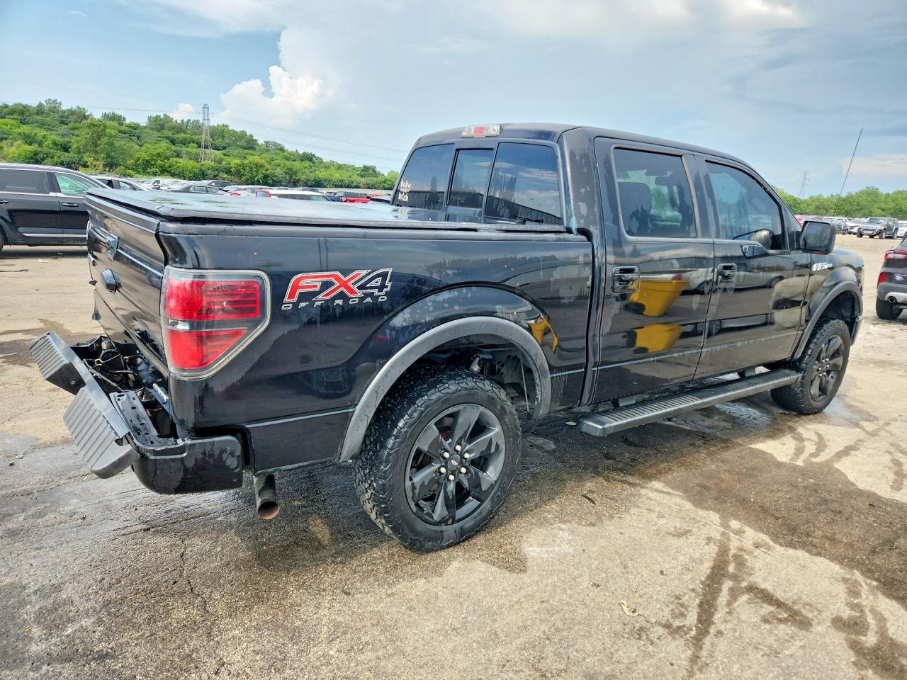2014 Ford F150 Supercrew Черный vin: 1FTFW1EF8EKD50001