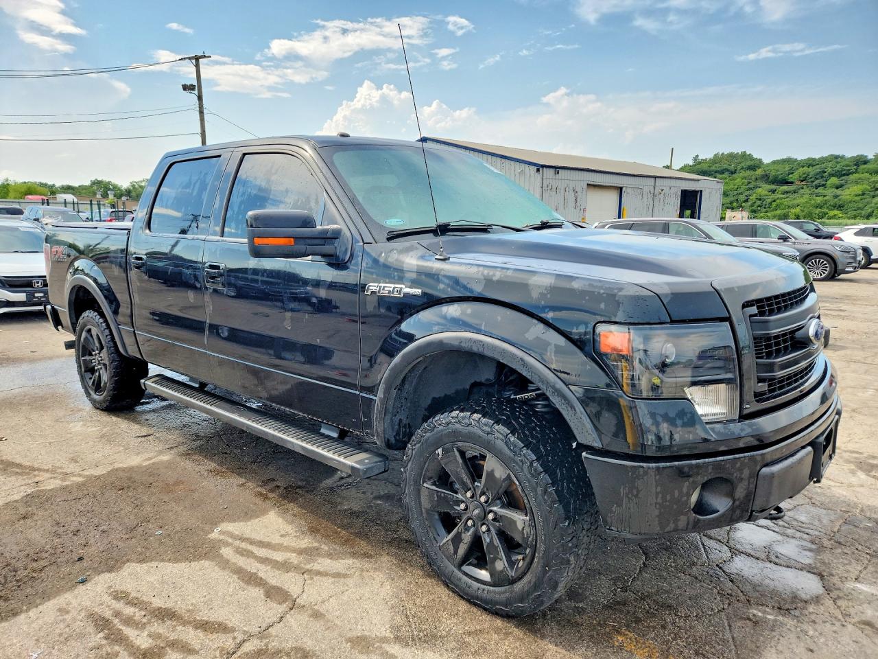 2014 Ford F150 Supercrew Черный vin: 1FTFW1EF8EKD50001