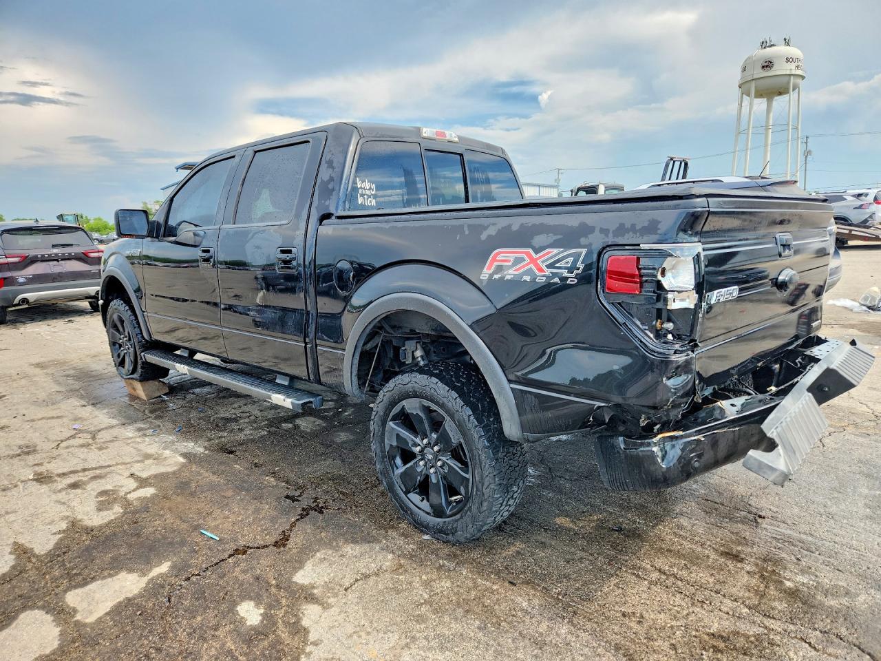 2014 Ford F150 Supercrew Черный vin: 1FTFW1EF8EKD50001
