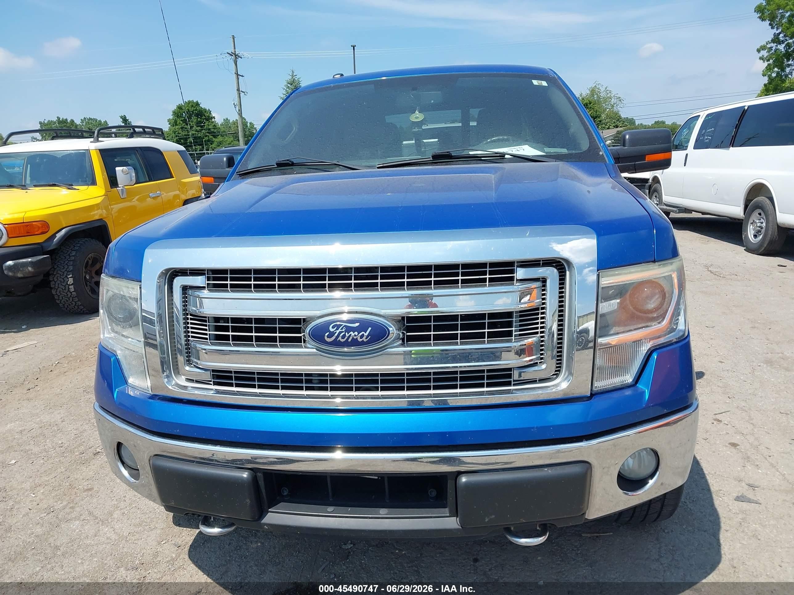 2014 Ford F-150 Xlt Blue vin: 1FTFW1EF8EKE18720