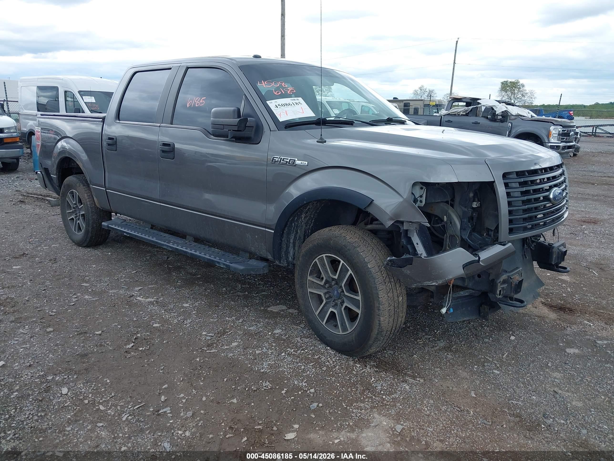 2014 Ford F-150 Stx Серый vin: 1FTFW1EF8EKF03203