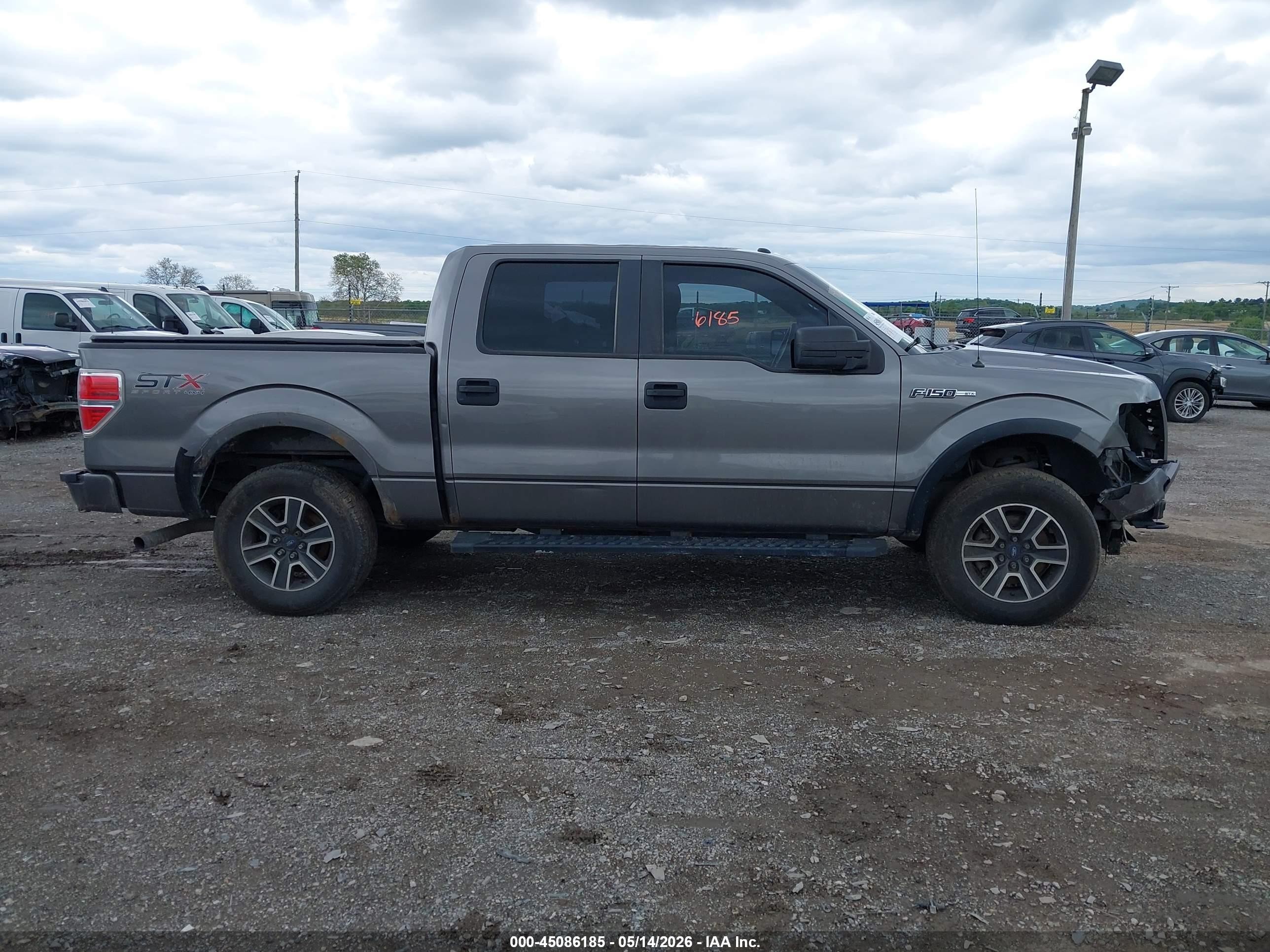 2014 Ford F-150 Stx Серый vin: 1FTFW1EF8EKF03203