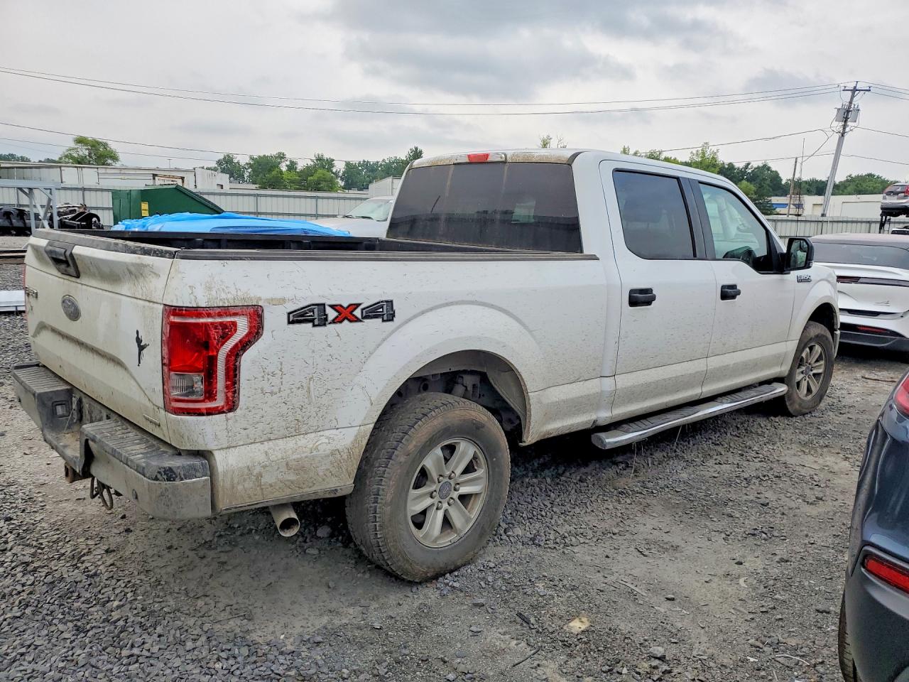 2015 Ford F150 Supercrew White vin: 1FTFW1EF8FFC24988