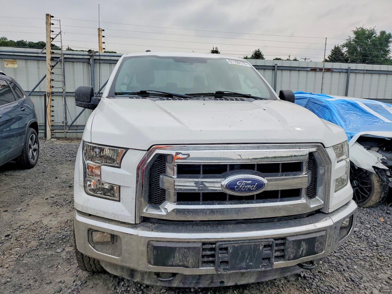 2015 Ford F150 Supercrew White vin: 1FTFW1EF8FFC24988