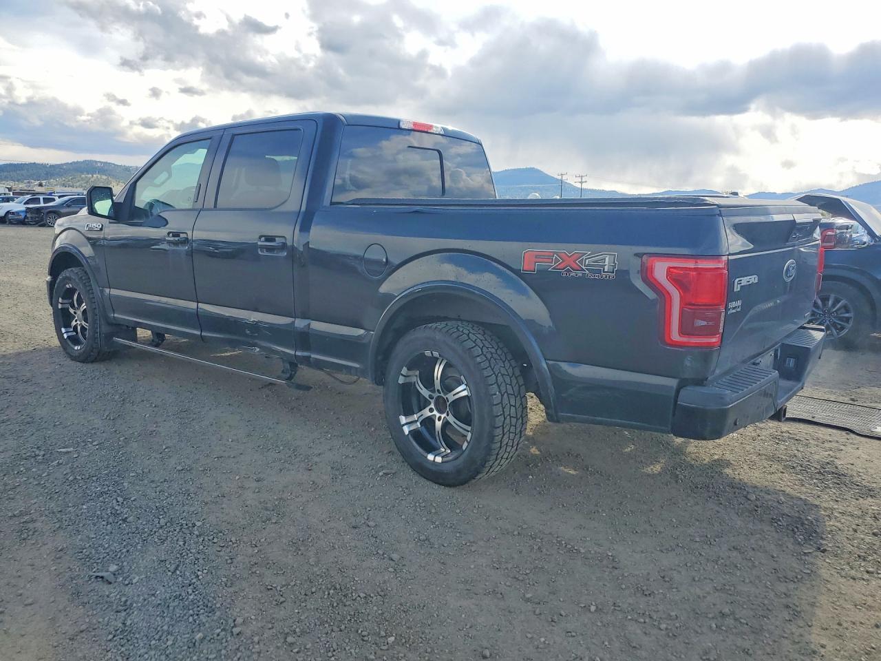 2015 Ford F150 Supercrew Черный vin: 1FTFW1EF8FFC79487