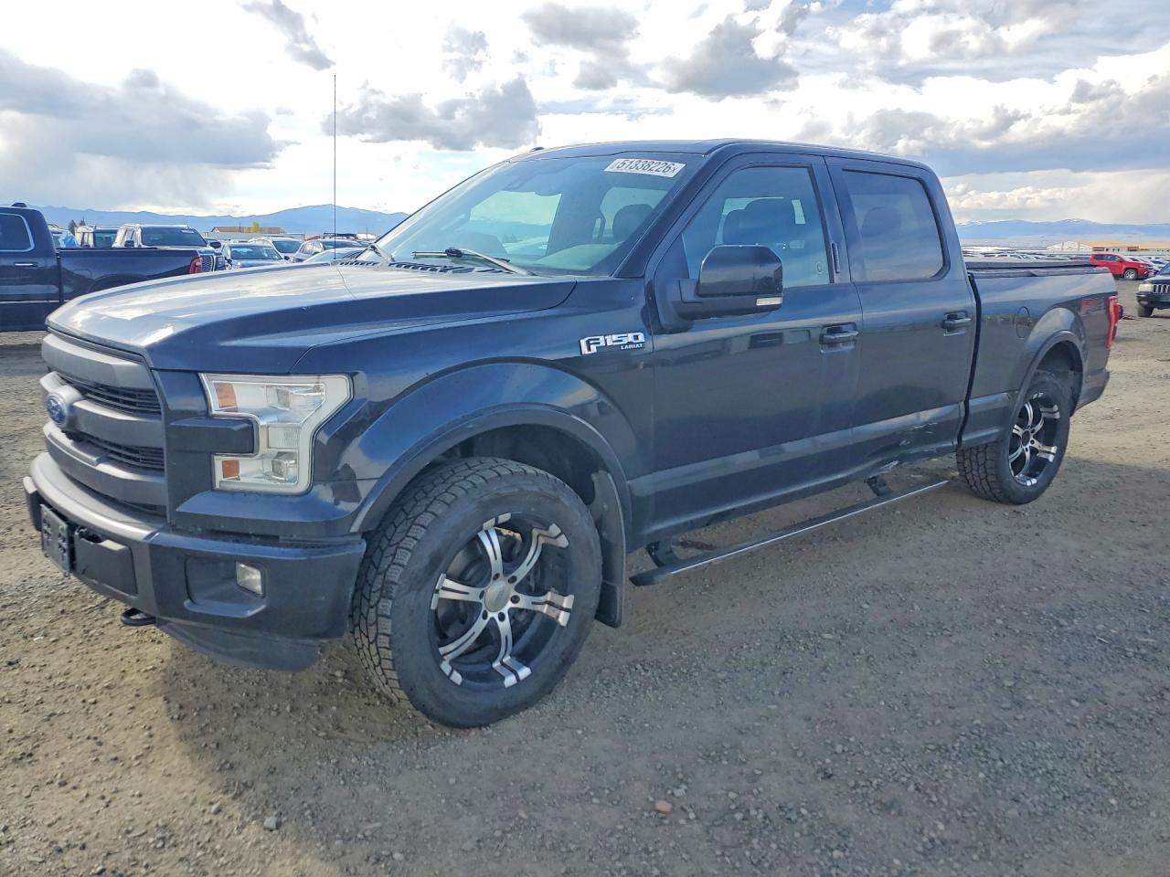 2015 Ford F150 Supercrew Черный vin: 1FTFW1EF8FFC79487