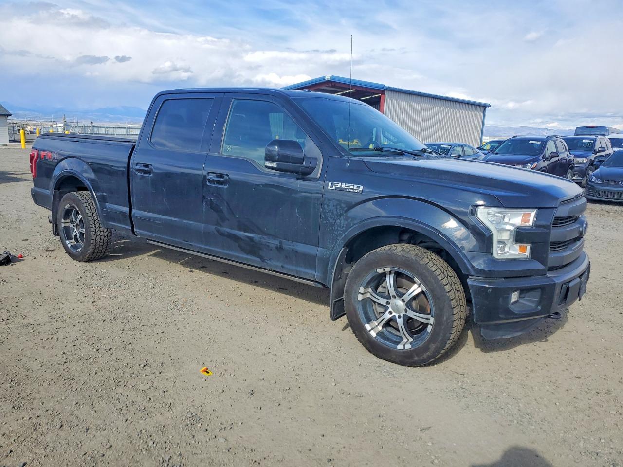 2015 Ford F150 Supercrew Черный vin: 1FTFW1EF8FFC79487