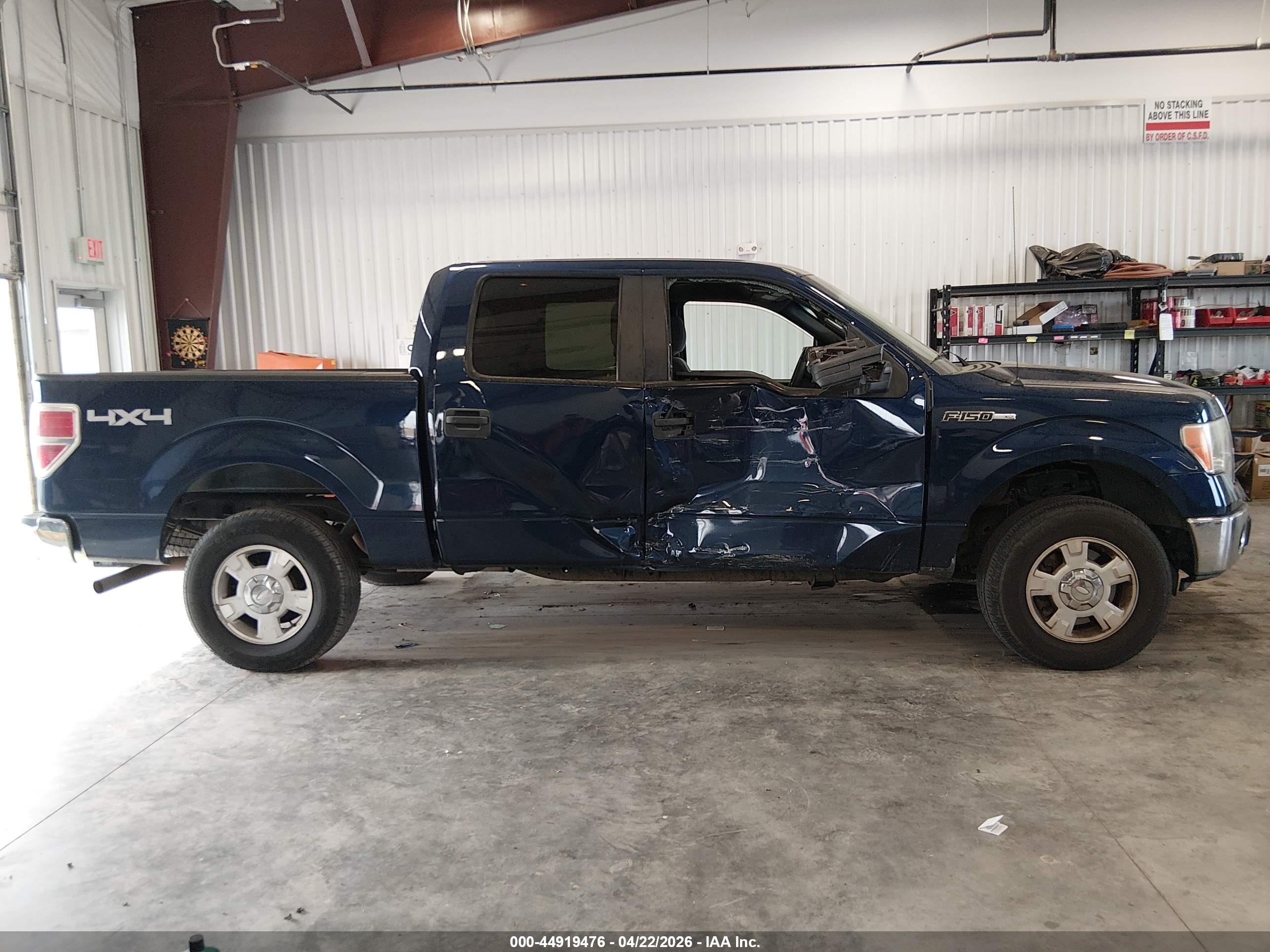 2011 Ford F-150 Xlt Blue vin: 1FTFW1EF9BFA27581