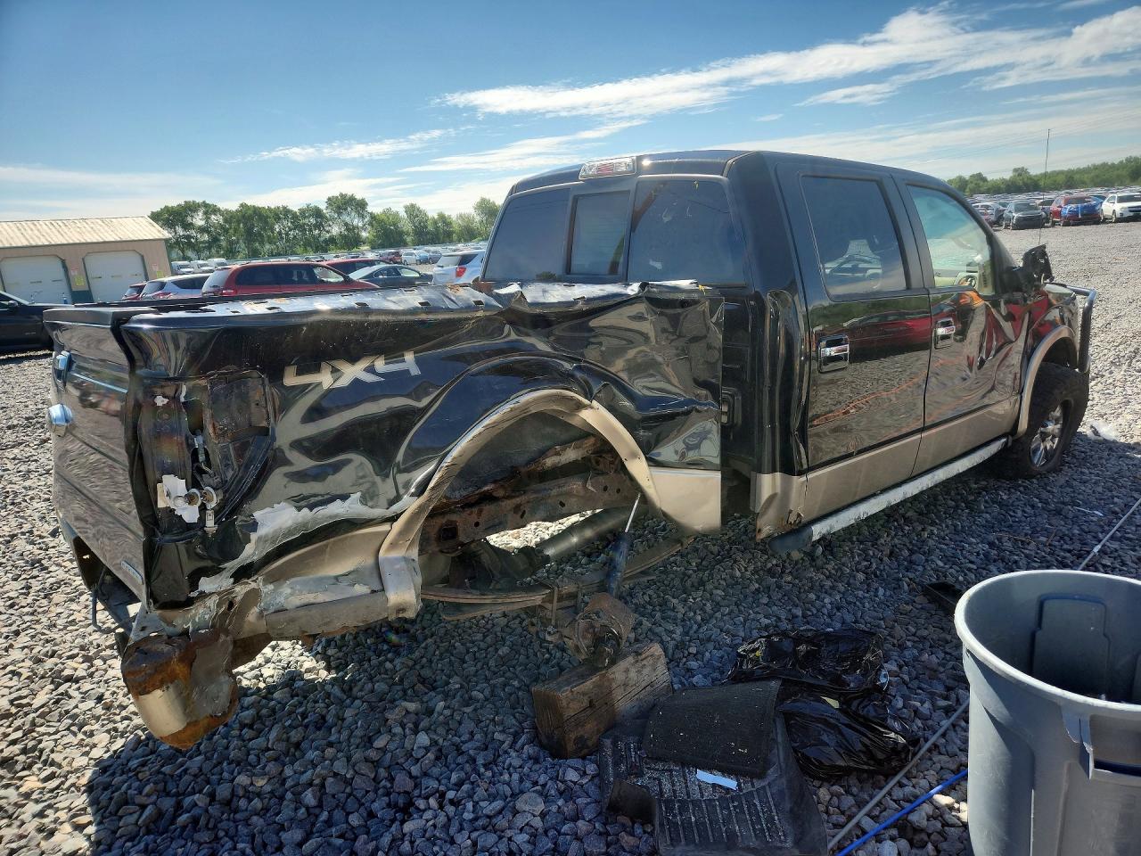 2011 Ford F150 Supercrew Black vin: 1FTFW1EF9BFA70186