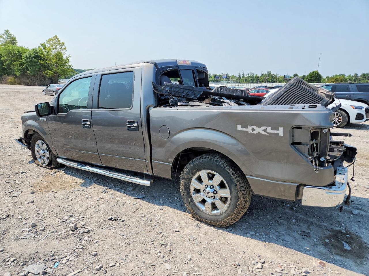 2011 Ford F150 Supercrew Gray vin: 1FTFW1EF9BFC88922
