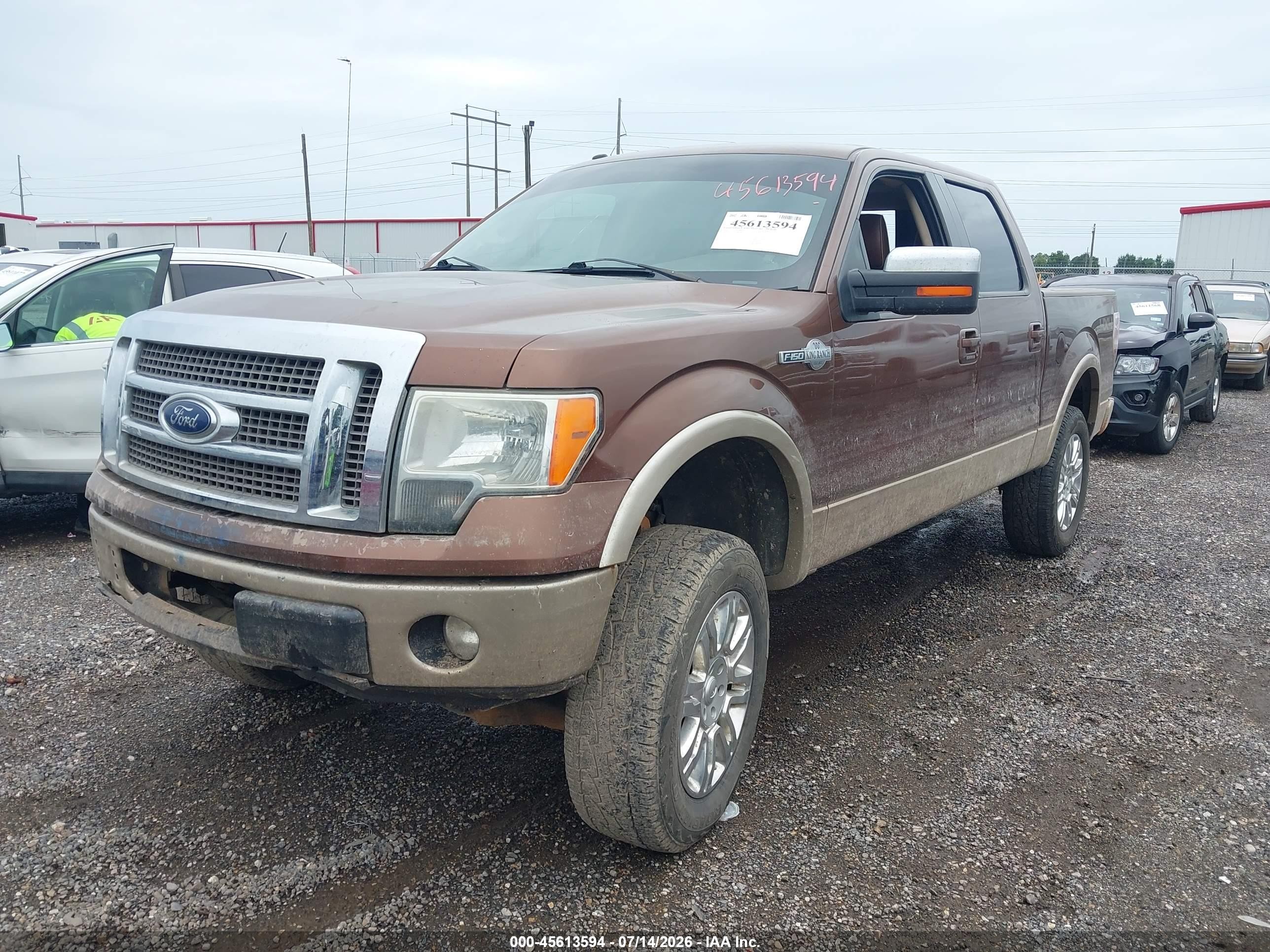2011 Ford F-150 King Ranch Коричневый vin: 1FTFW1EF9BKD00770