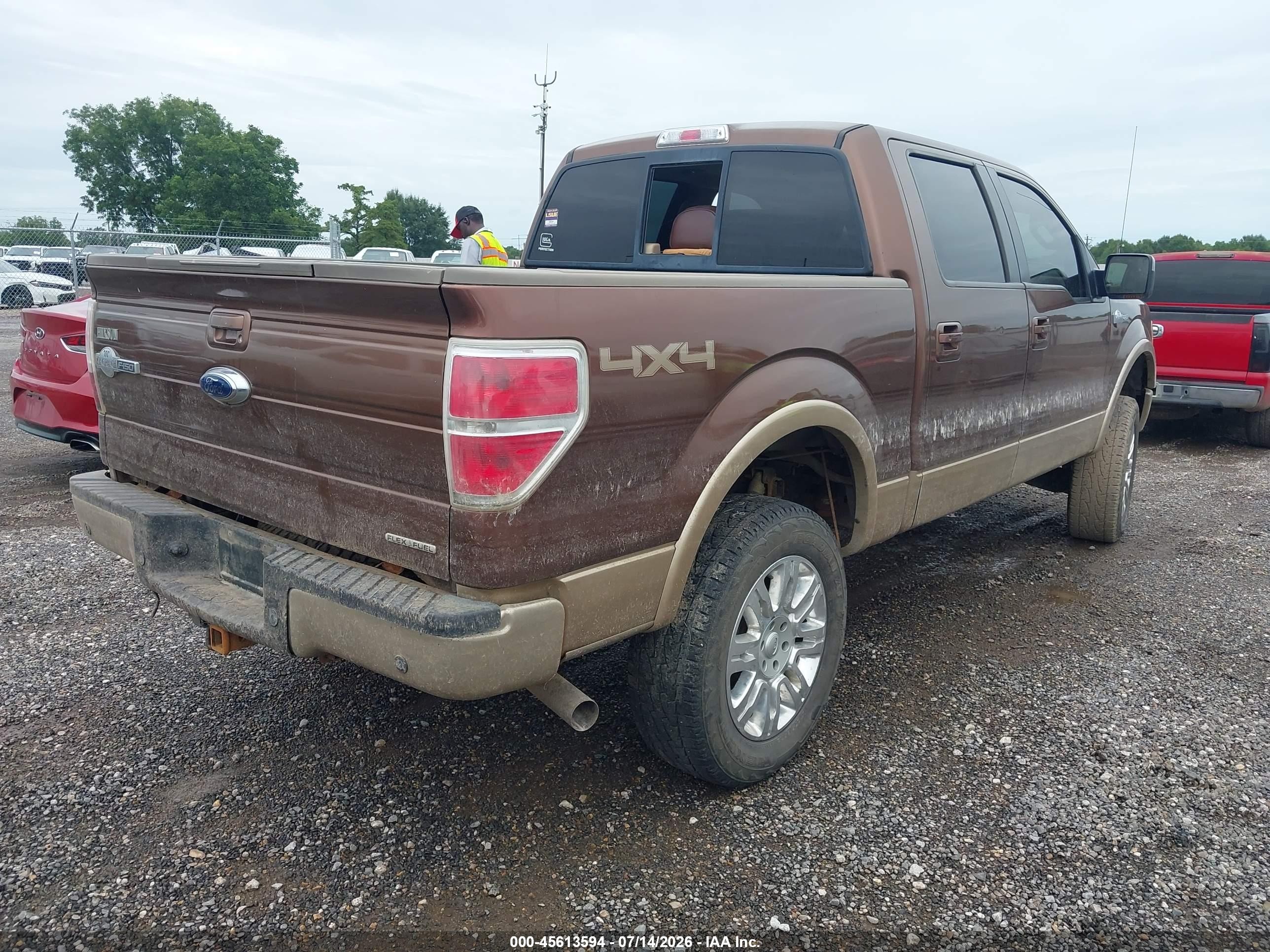2011 Ford F-150 King Ranch Коричневый vin: 1FTFW1EF9BKD00770