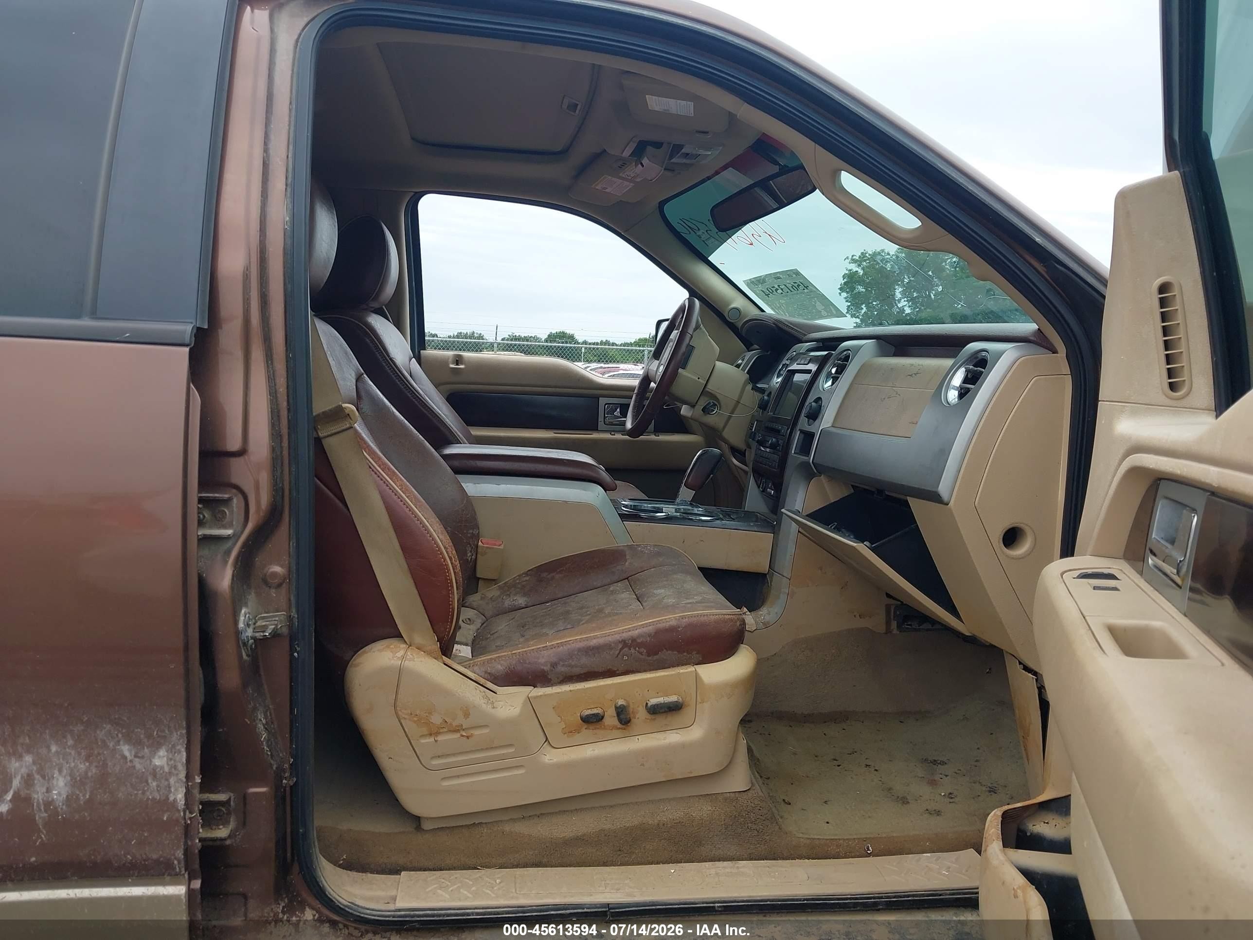 2011 Ford F-150 King Ranch Коричневый vin: 1FTFW1EF9BKD00770