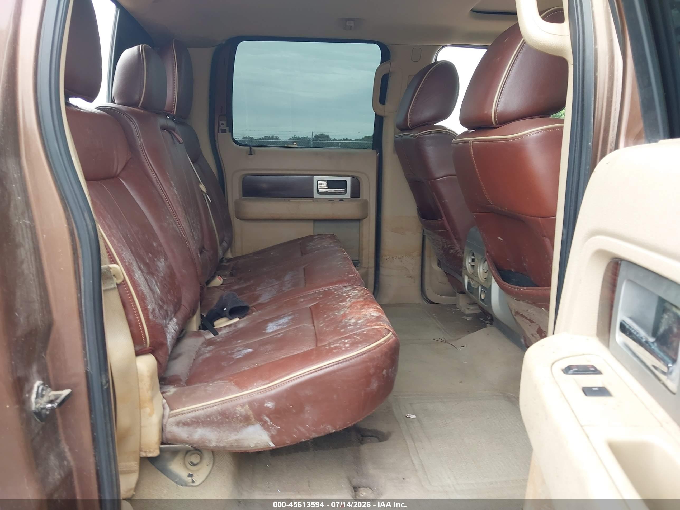 2011 Ford F-150 King Ranch Коричневый vin: 1FTFW1EF9BKD00770