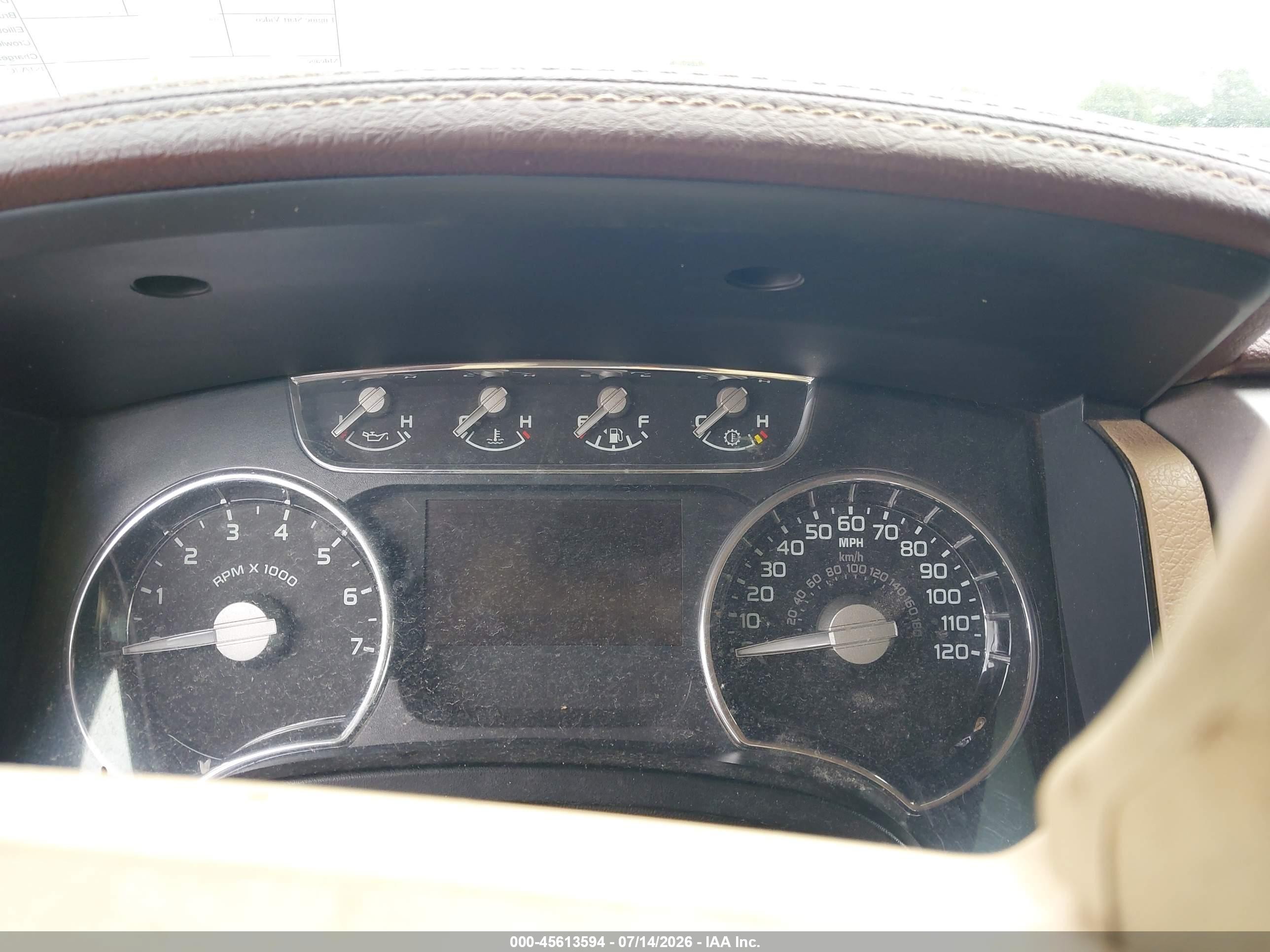 2011 Ford F-150 King Ranch Коричневый vin: 1FTFW1EF9BKD00770