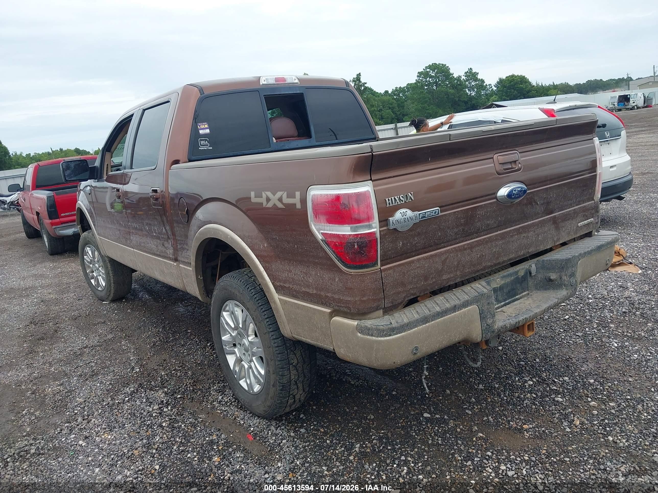 2011 Ford F-150 King Ranch Коричневый vin: 1FTFW1EF9BKD00770