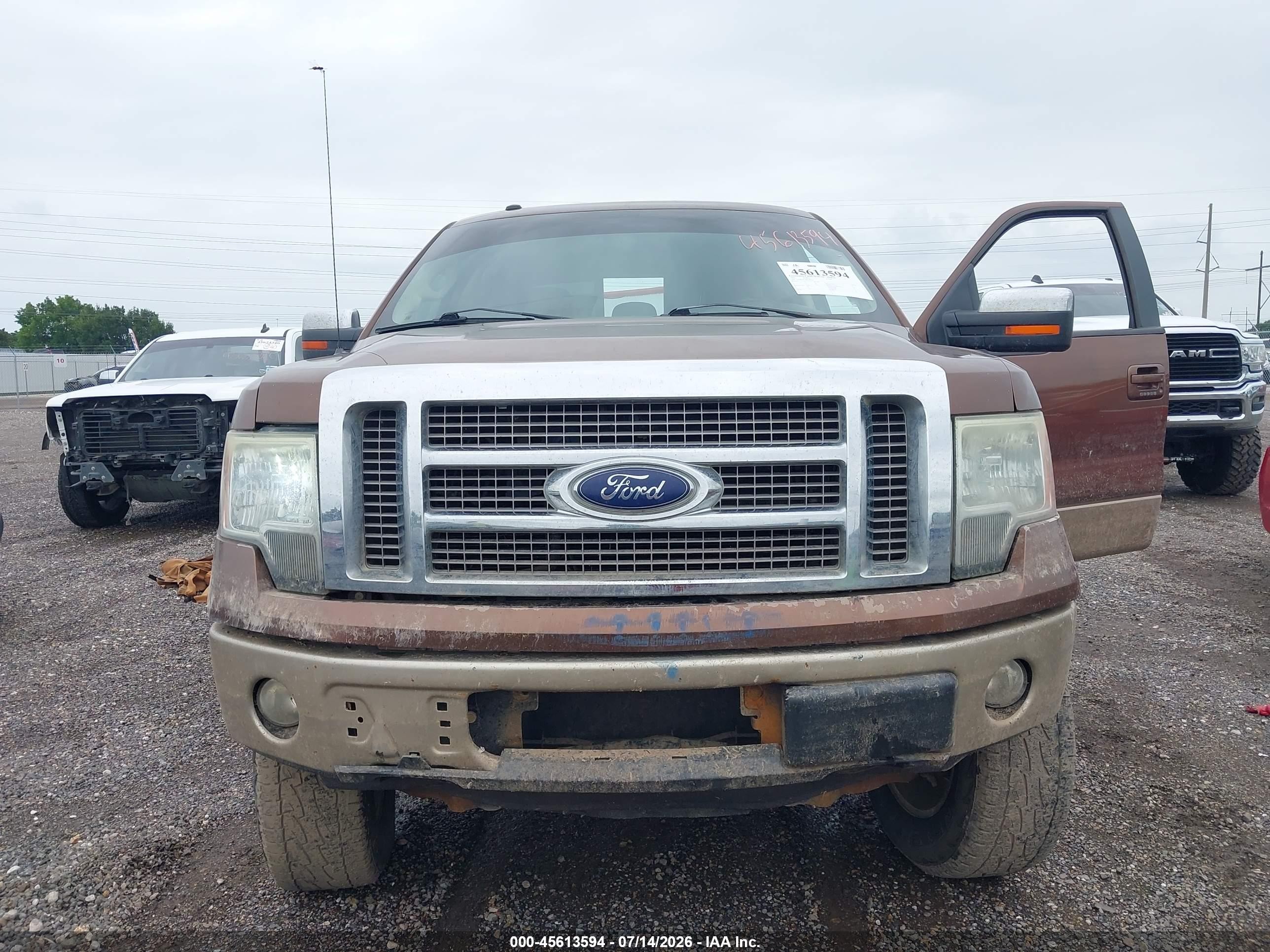 2011 Ford F-150 King Ranch Коричневый vin: 1FTFW1EF9BKD00770