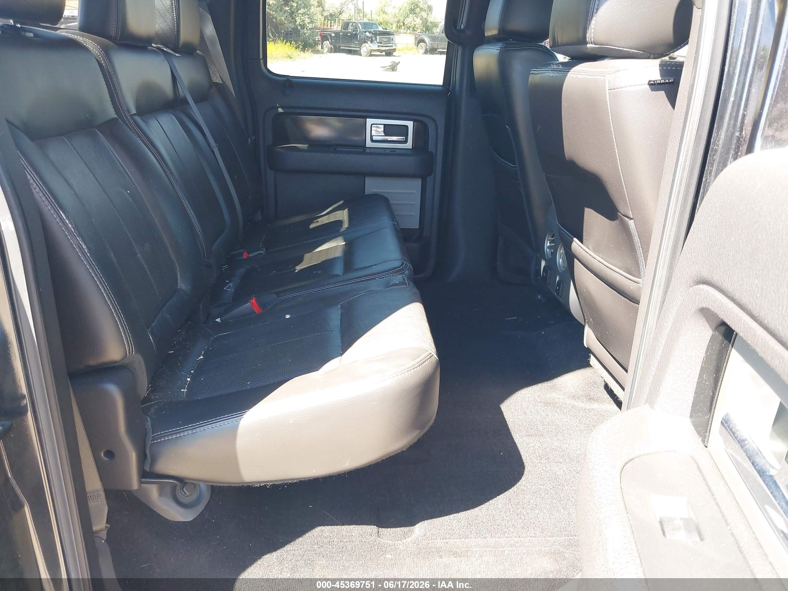 2012 Ford F-150 Fx4 Black vin: 1FTFW1EF9CFA29302
