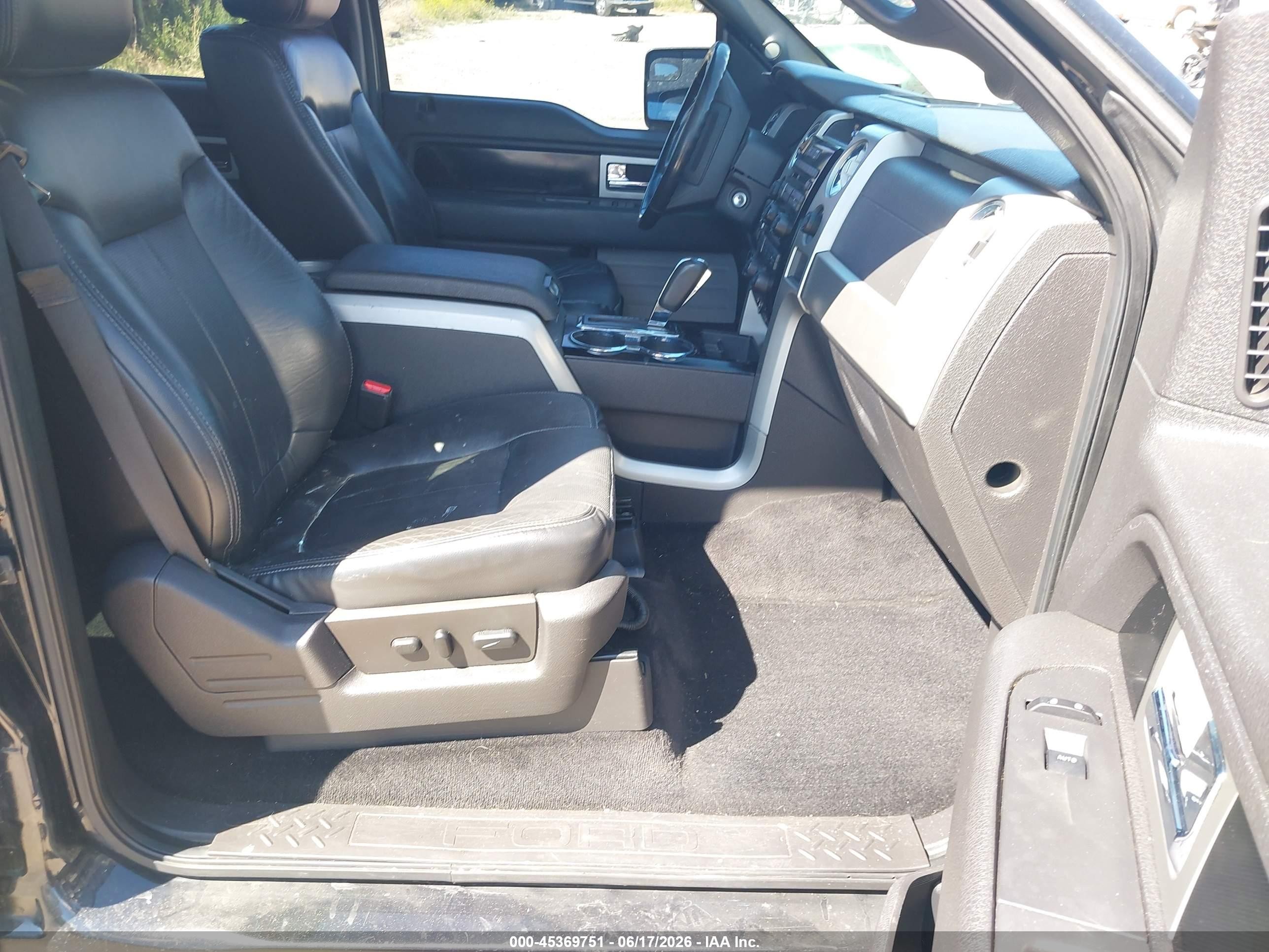 2012 Ford F-150 Fx4 Black vin: 1FTFW1EF9CFA29302