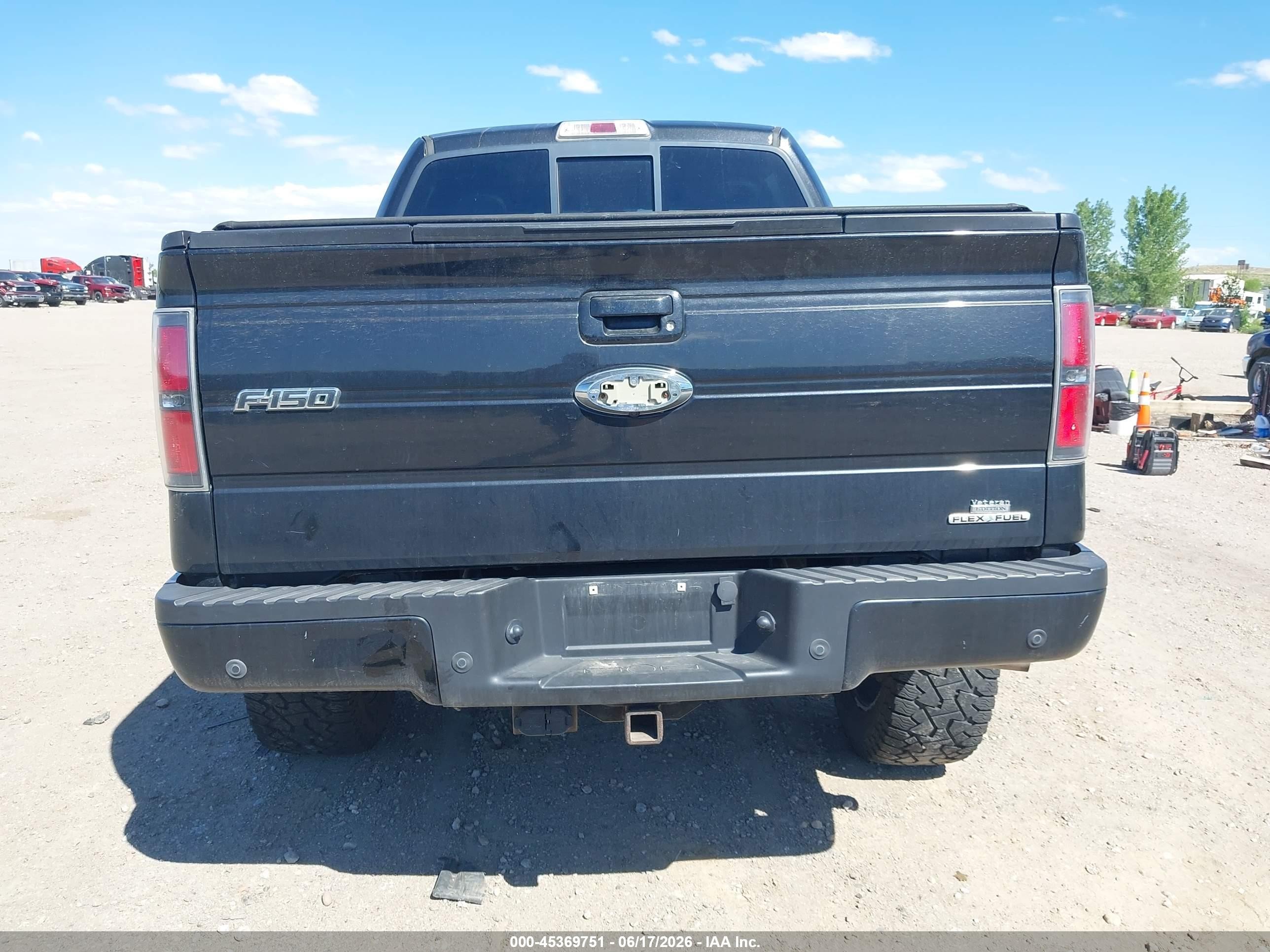 2012 Ford F-150 Fx4 Black vin: 1FTFW1EF9CFA29302