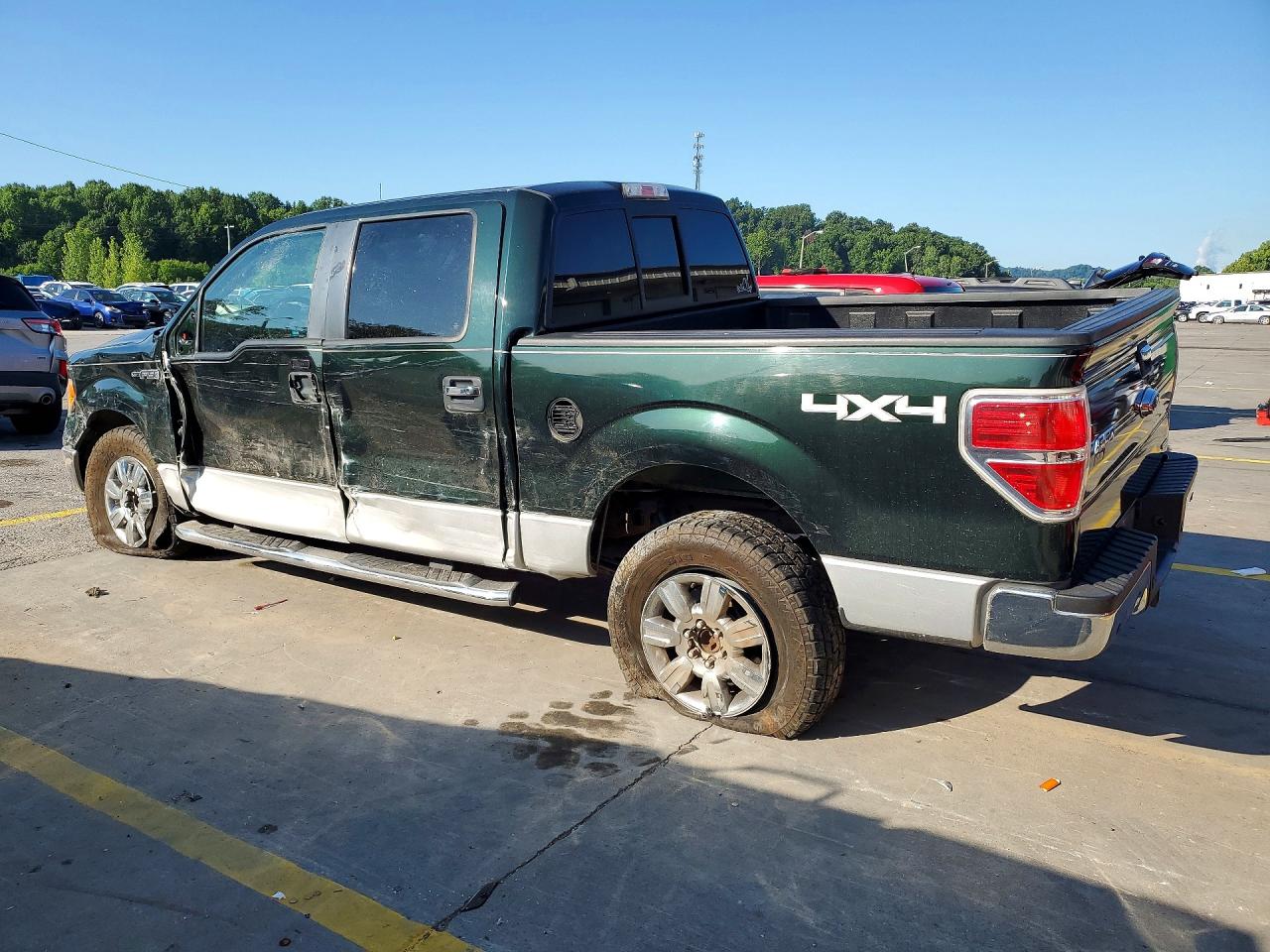 2012 Ford F150 Supercrew Зеленый vin: 1FTFW1EF9CFB32669