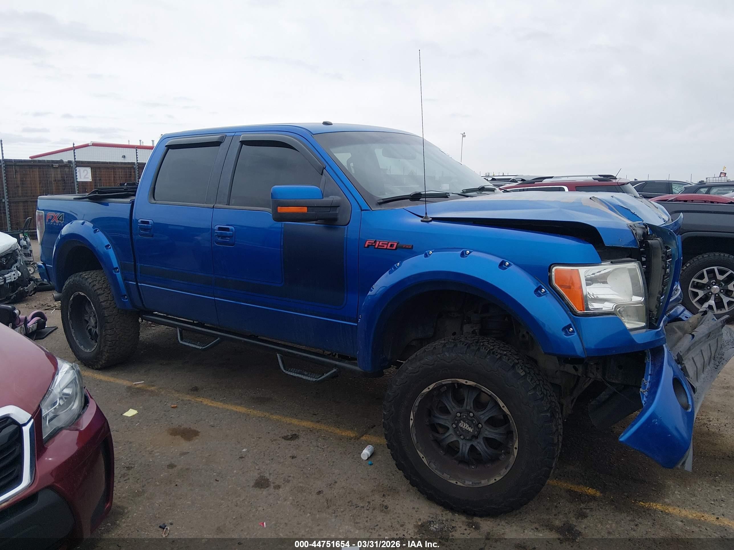 2012 Ford F-150 Fx4 Синий vin: 1FTFW1EF9CFB48337