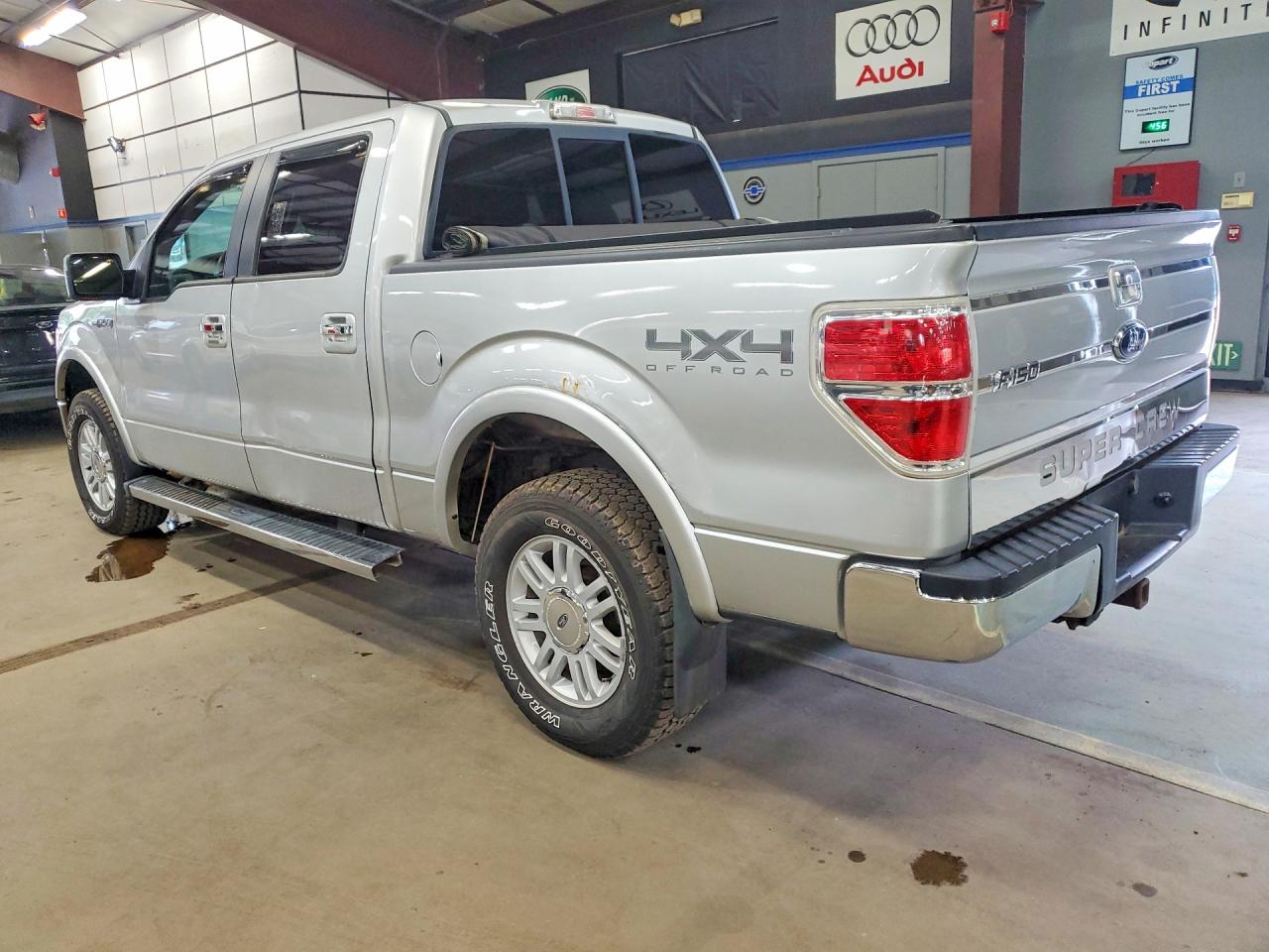 2012 Ford F150 Supercrew Silver vin: 1FTFW1EF9CFB67681