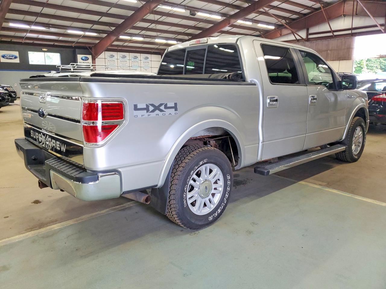 2012 Ford F150 Supercrew Silver vin: 1FTFW1EF9CFB67681