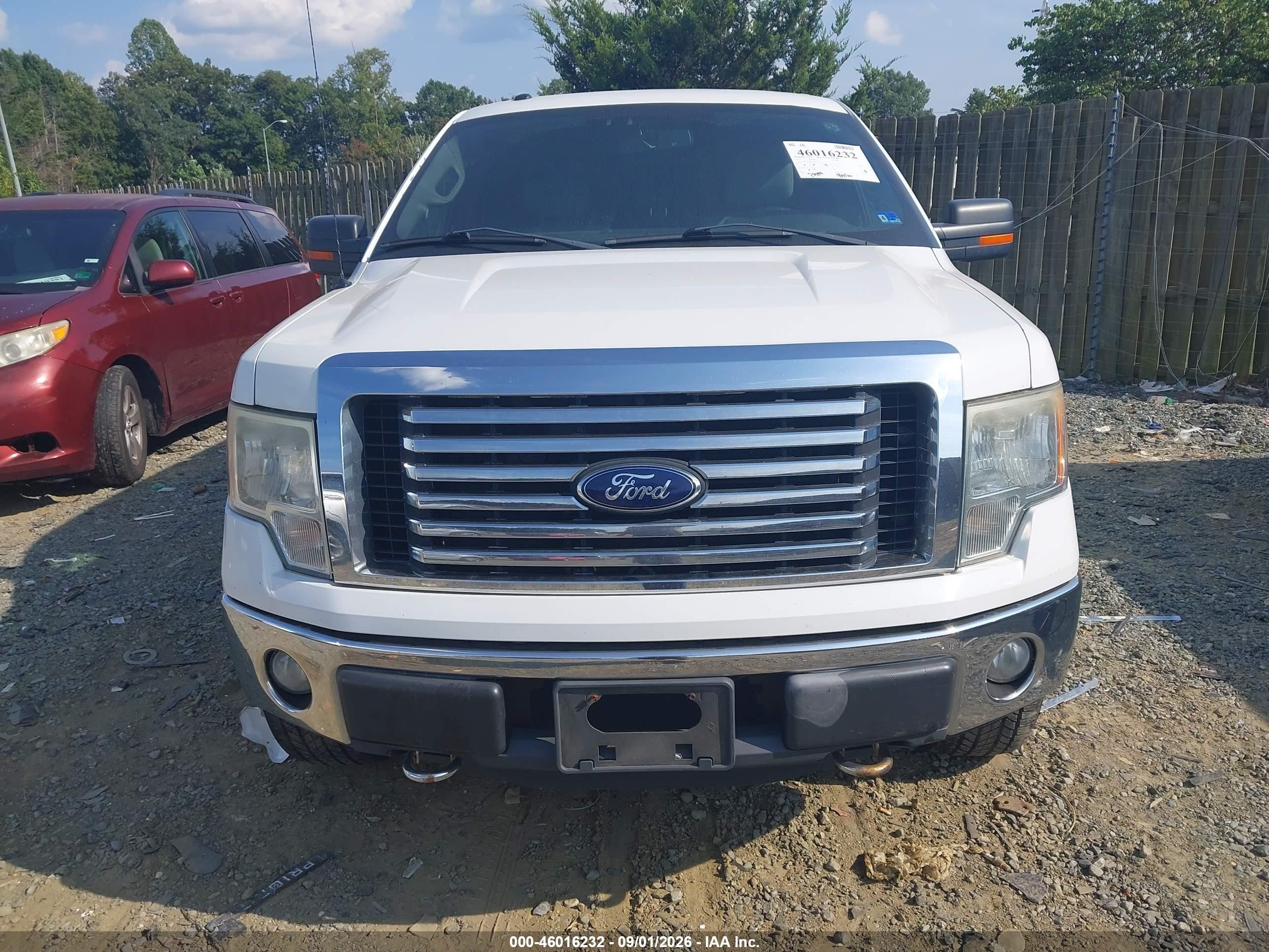 2012 Ford F-150 Xlt White vin: 1FTFW1EF9CFB69494