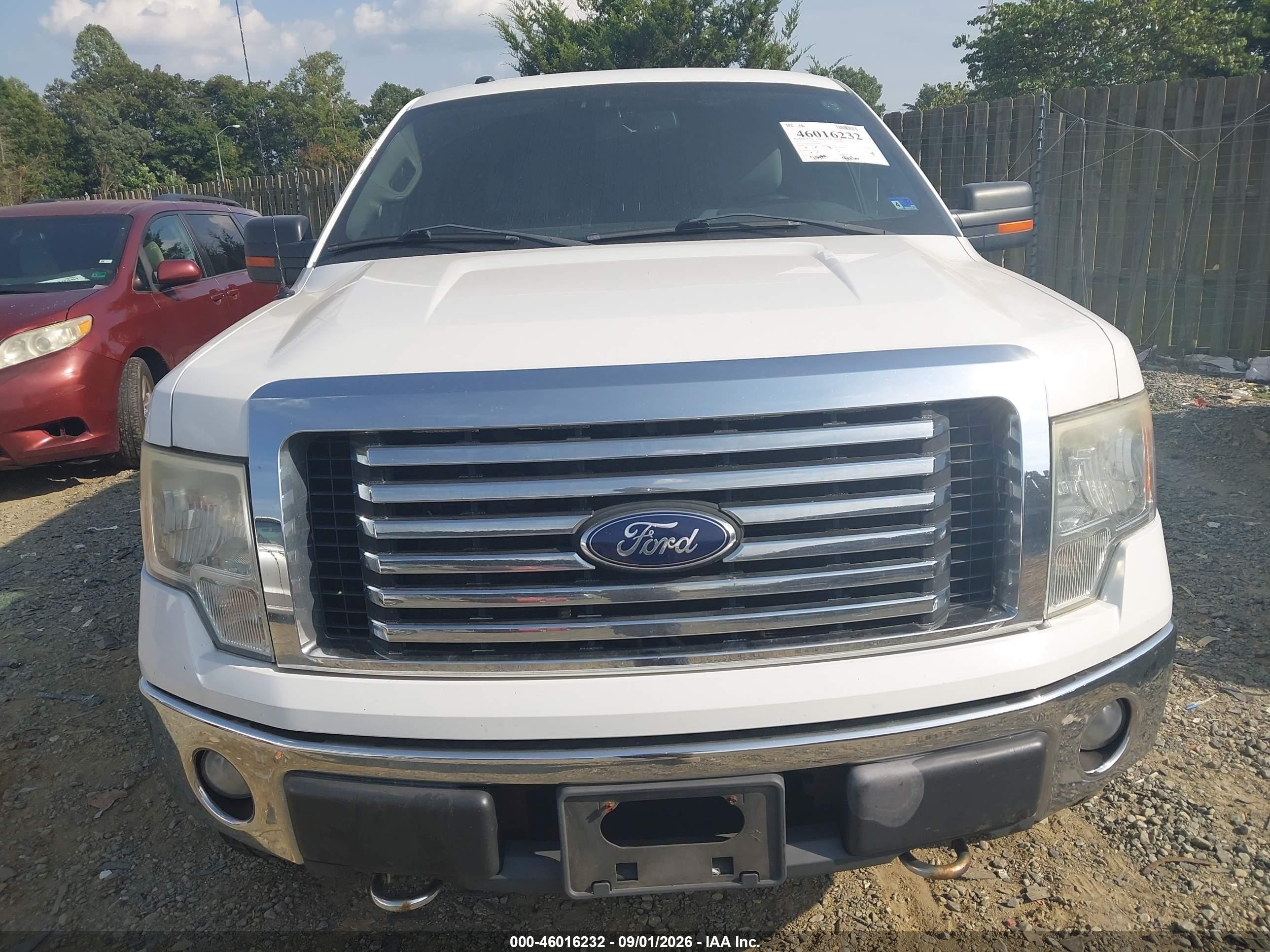 2012 Ford F-150 Xlt White vin: 1FTFW1EF9CFB69494
