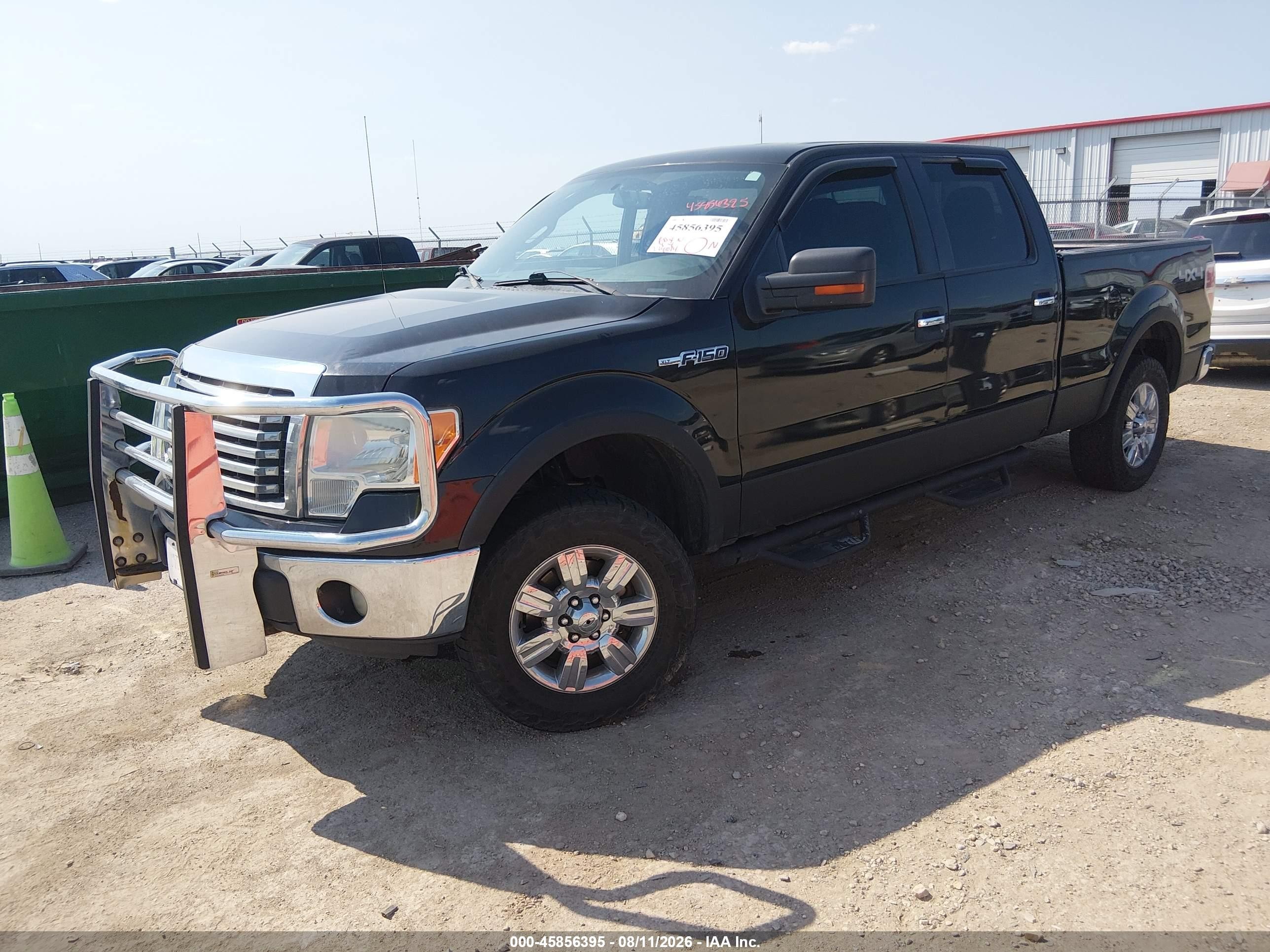 2012 Ford F-150 Xlt Black vin: 1FTFW1EF9CFB74727